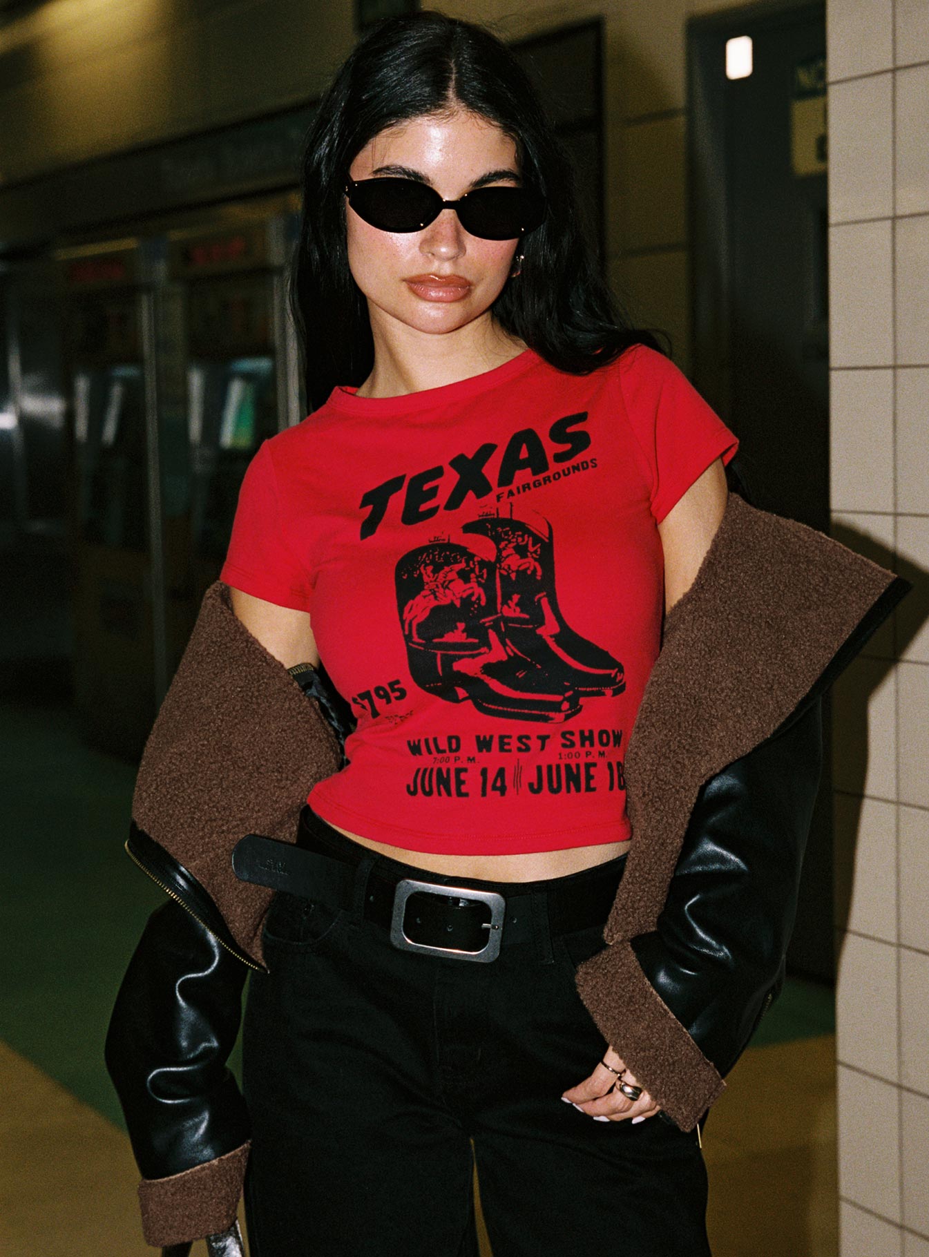 Texas Baby Tee Red、mySite、solidvoid