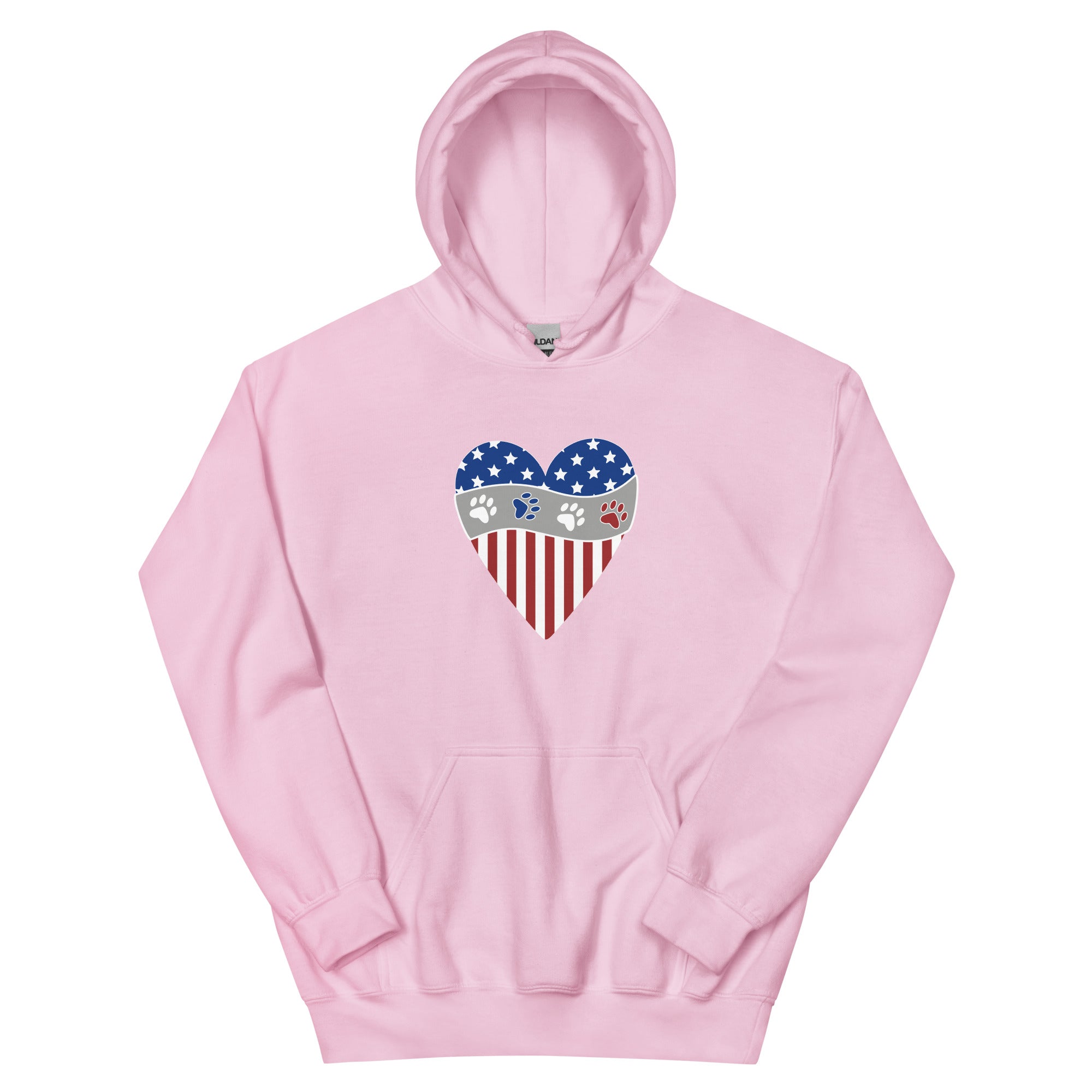 Patriotic Heart Hoodie、mySite、camillekostekn