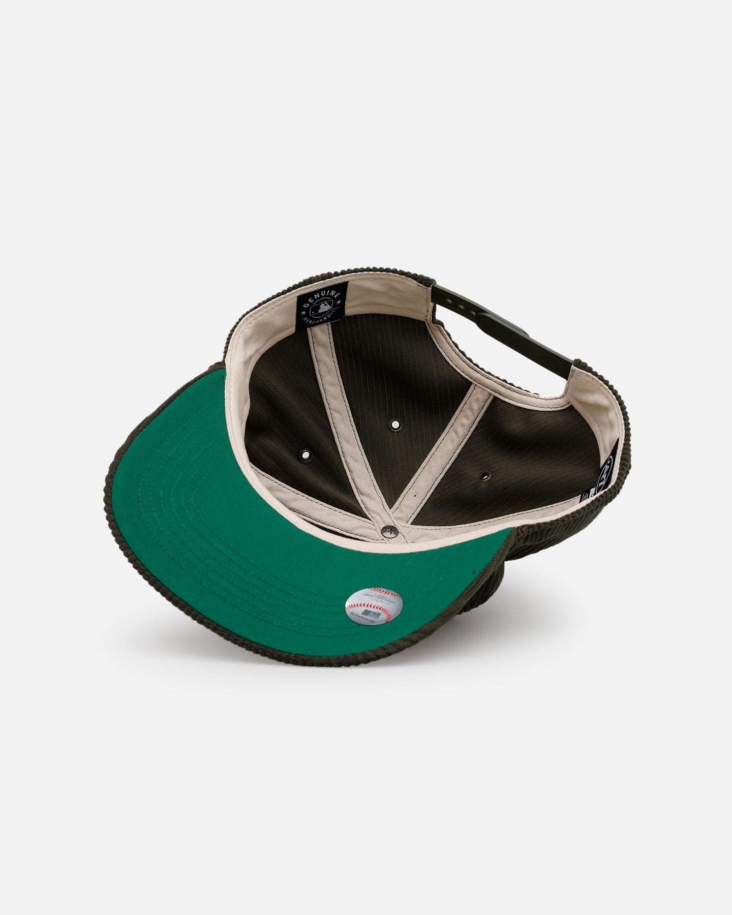 47 Brand Oakland Athletics 'Pitchout' 47 Hitch Corduroy Snapback Green、mySite、zt4zffjzw