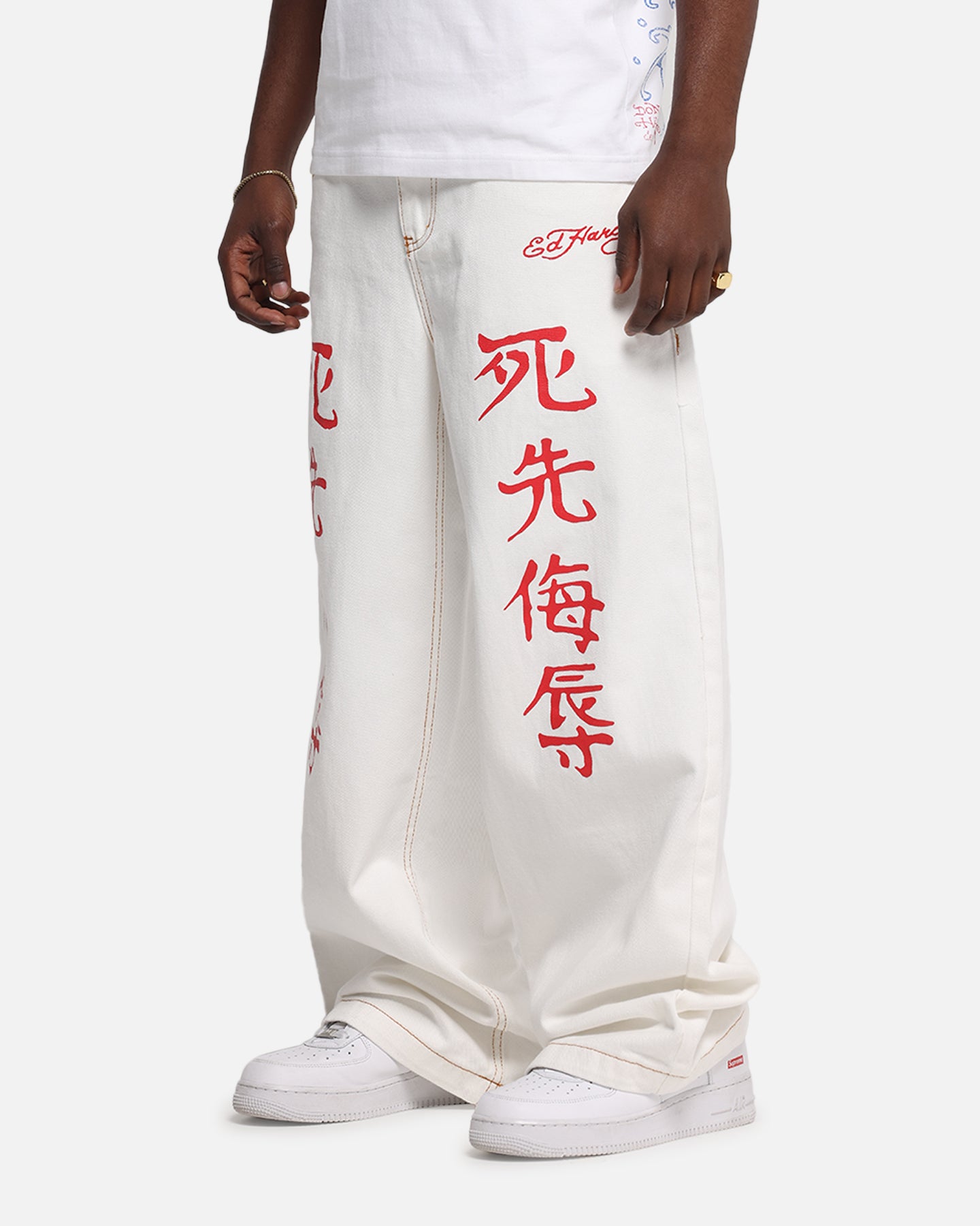 Ed Hardy Death Before Dishonour Jeans Off White、mySite、zt4zffjzw