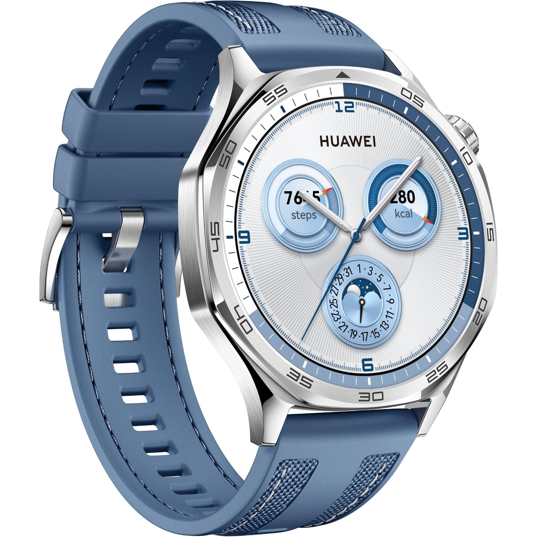 Huawei Watch GT 5 46mm Stainless Steel (Blue)、mySite、camillekostekn
