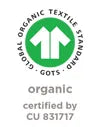 GOTS Certified organic cotton