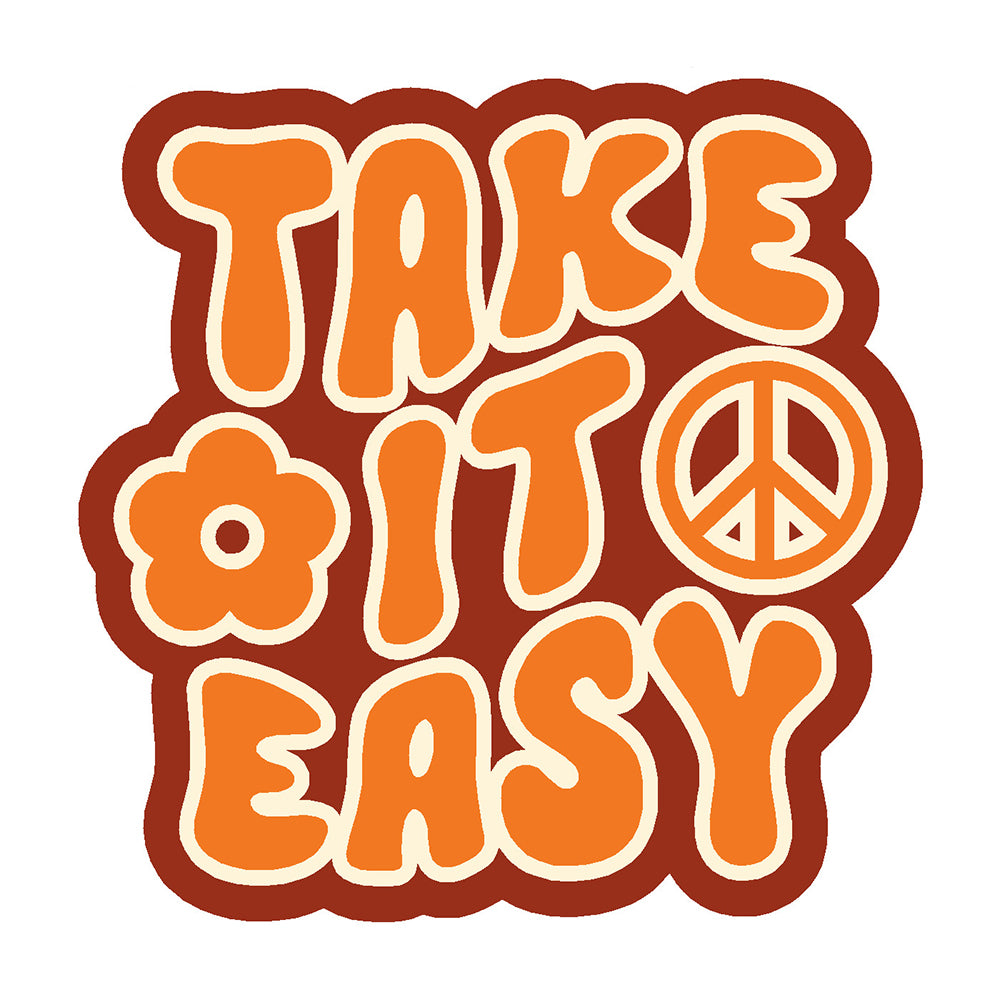  Take It Easy Vinyl Sticker Decal、mySite、ghnorth
