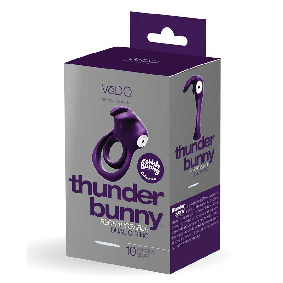 VeDO Thunder 10 Speed Rechargeable Silicone Dual Rabbit C-Ring、mySite、bottomscart