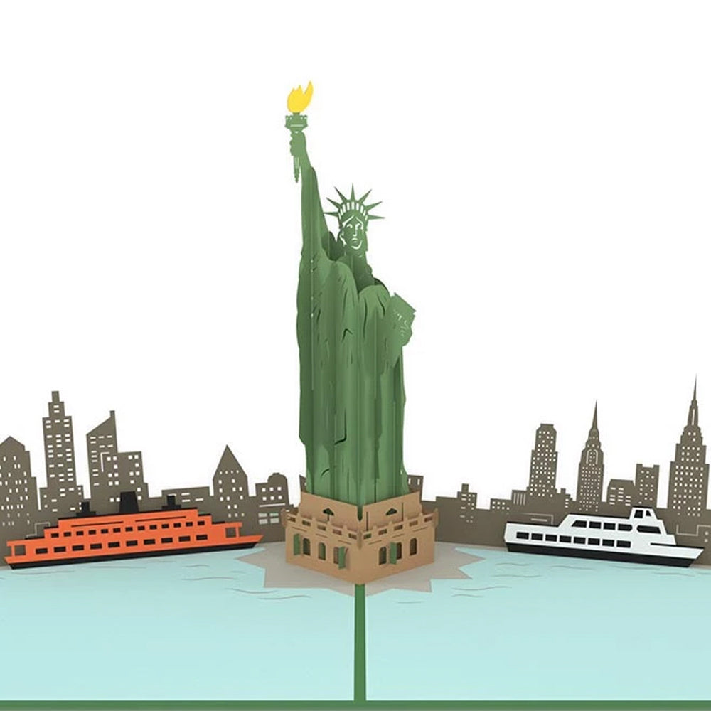 Statue of Liberty Pop-Up Card、mySite、solidvoid