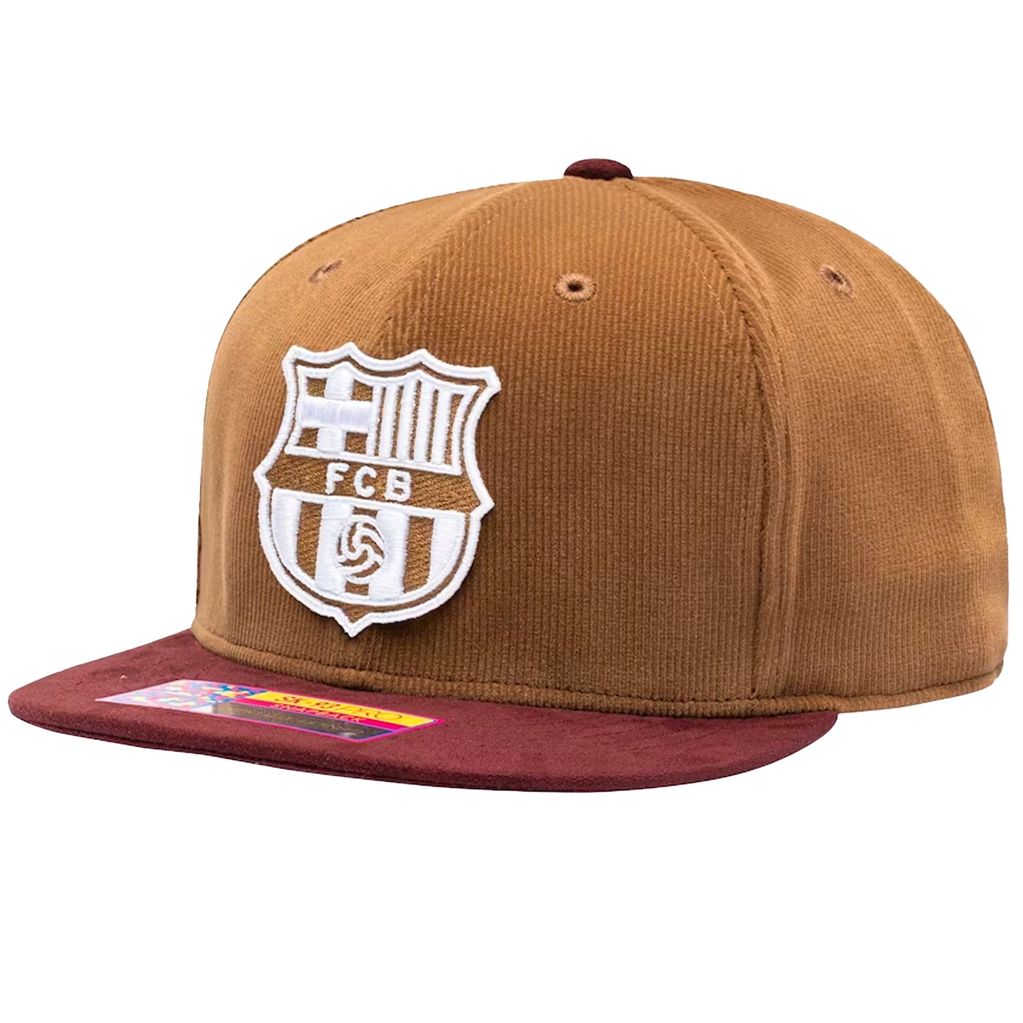 Fan Ink FC Barcelona Snapback Hat Brown、mySite、bottomscart