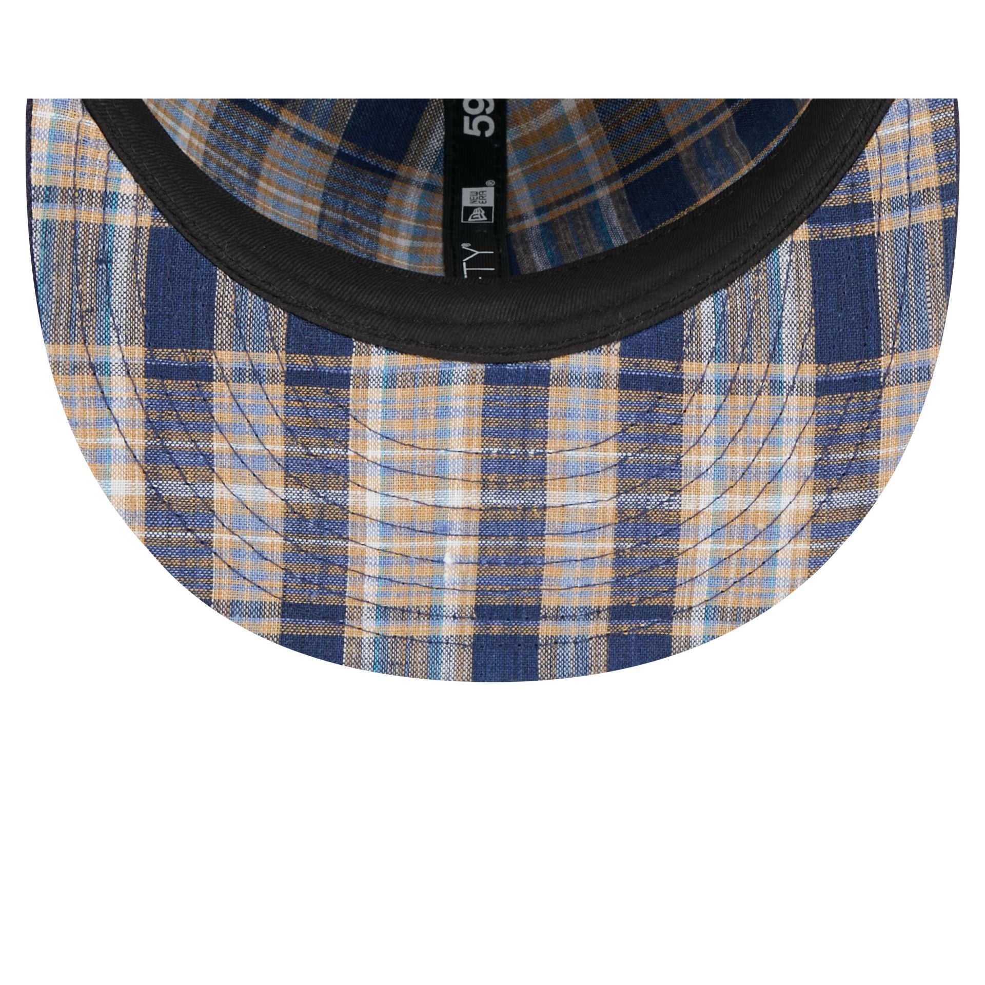 Detroit Tigers Blue Tartan 59FIFTY Fitted Hat、mySite、vikingsvslions