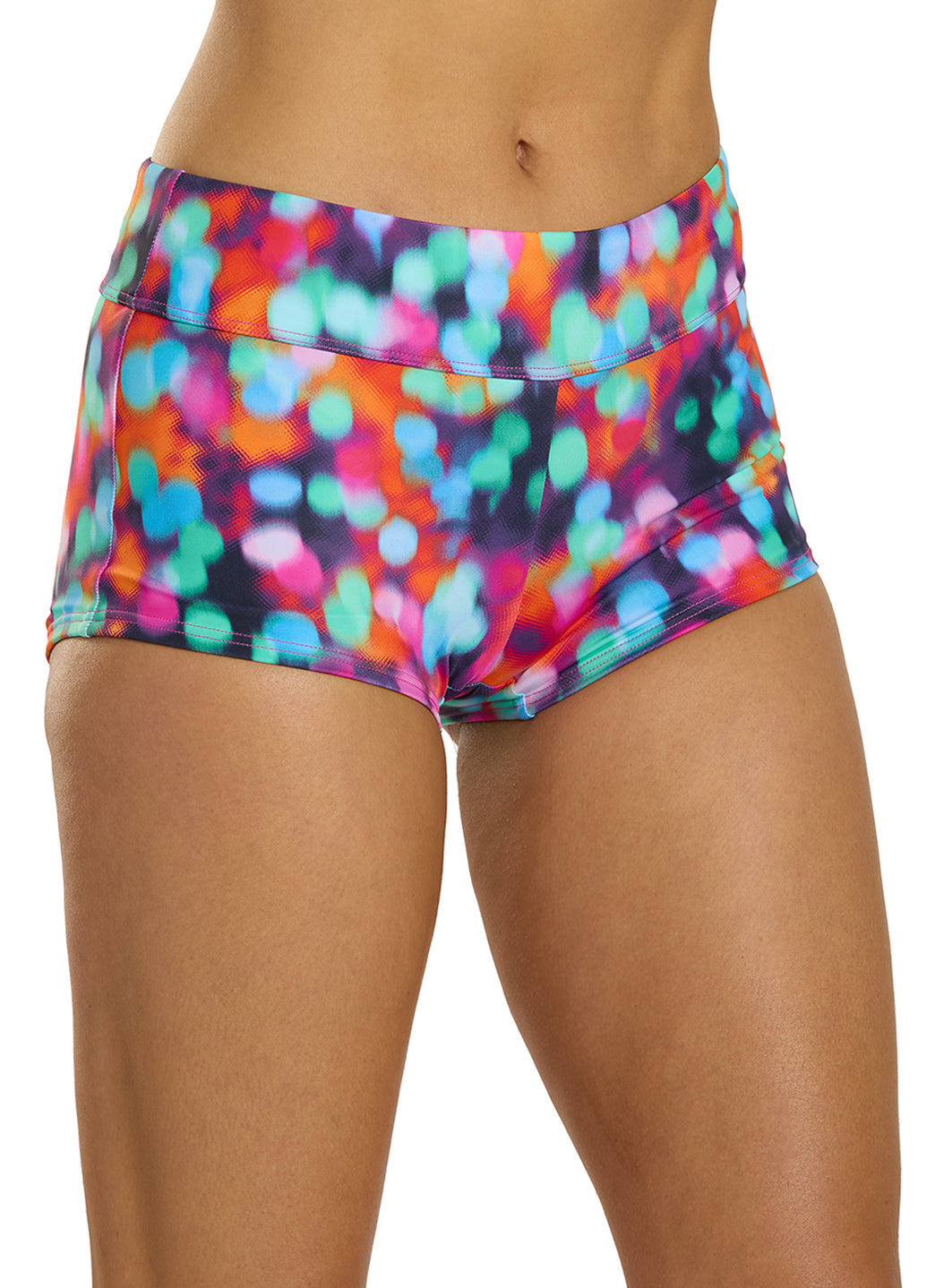 TYR Women's Daystar Della Boyshort Bikini Bottom、mySite、noshort