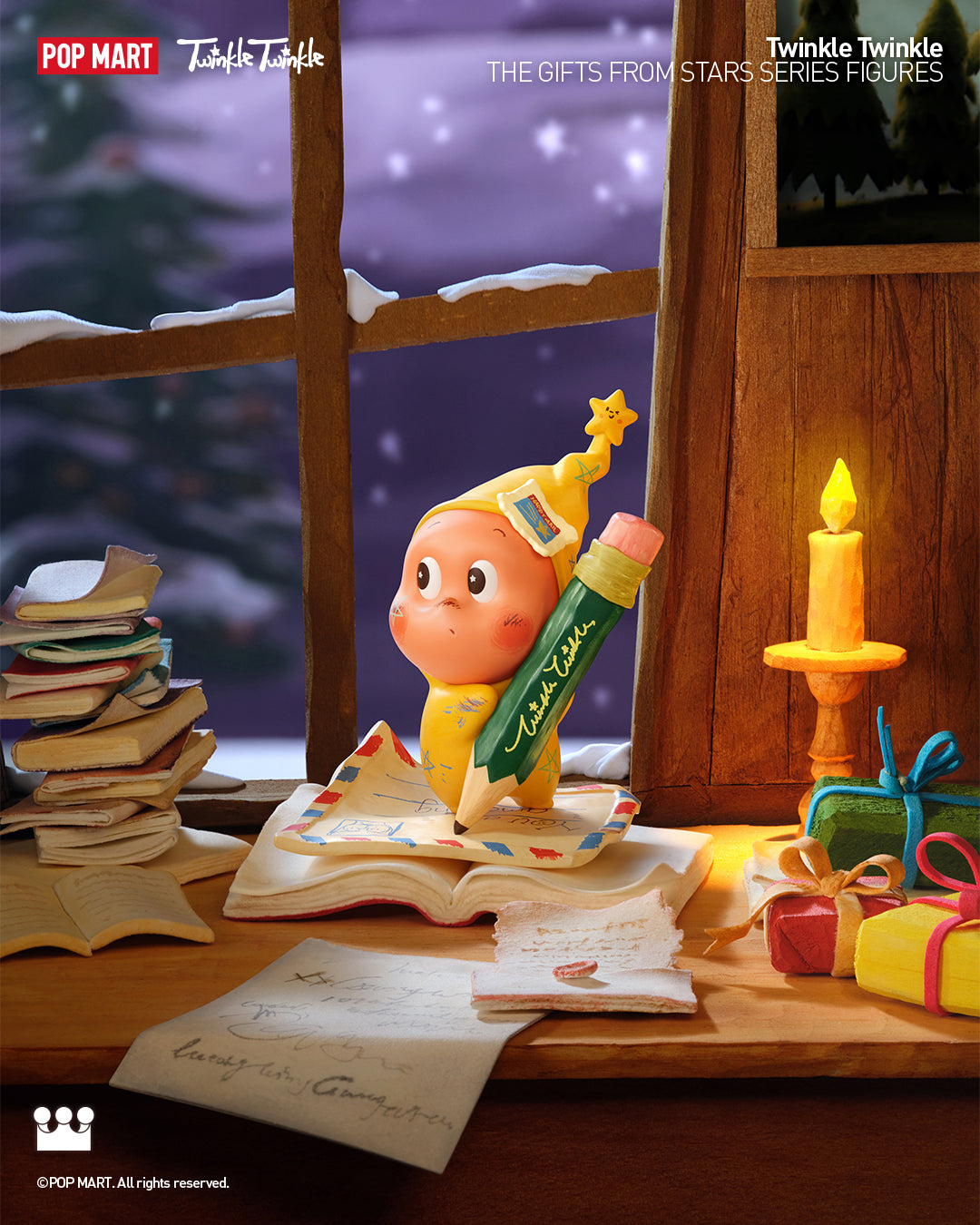  POP MART Twinkle Twinkle The Gifts From Stars Series Figures、mySite、greenlandpopulation