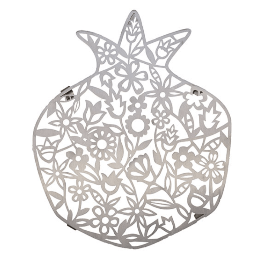Floral Pomegranate Laser Cut Trivet by Yair Emanuel、mySite、topwebapps