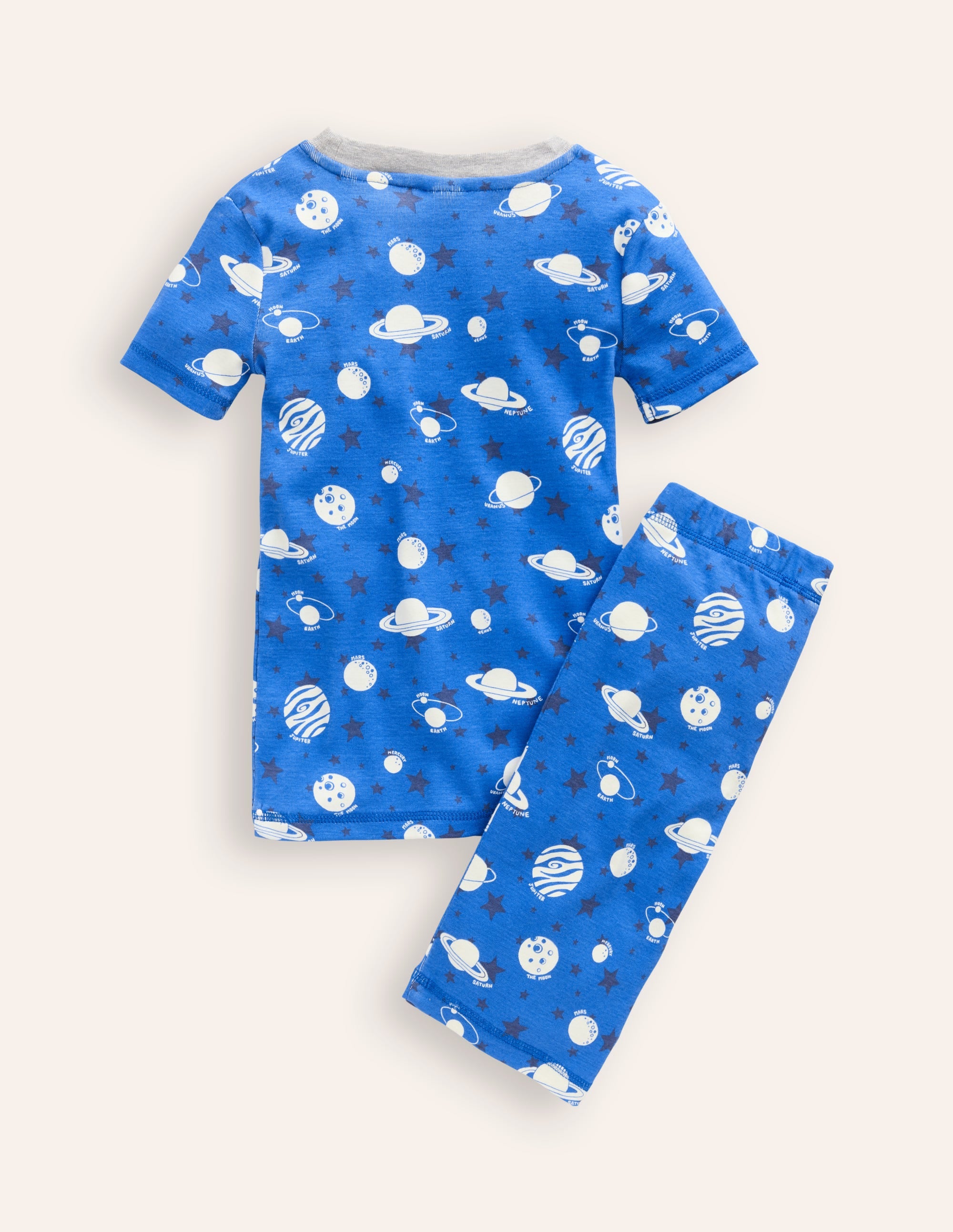  Snug Short John Glow Pyjamas-Greek Blue Space、mySite、ashleygrahame