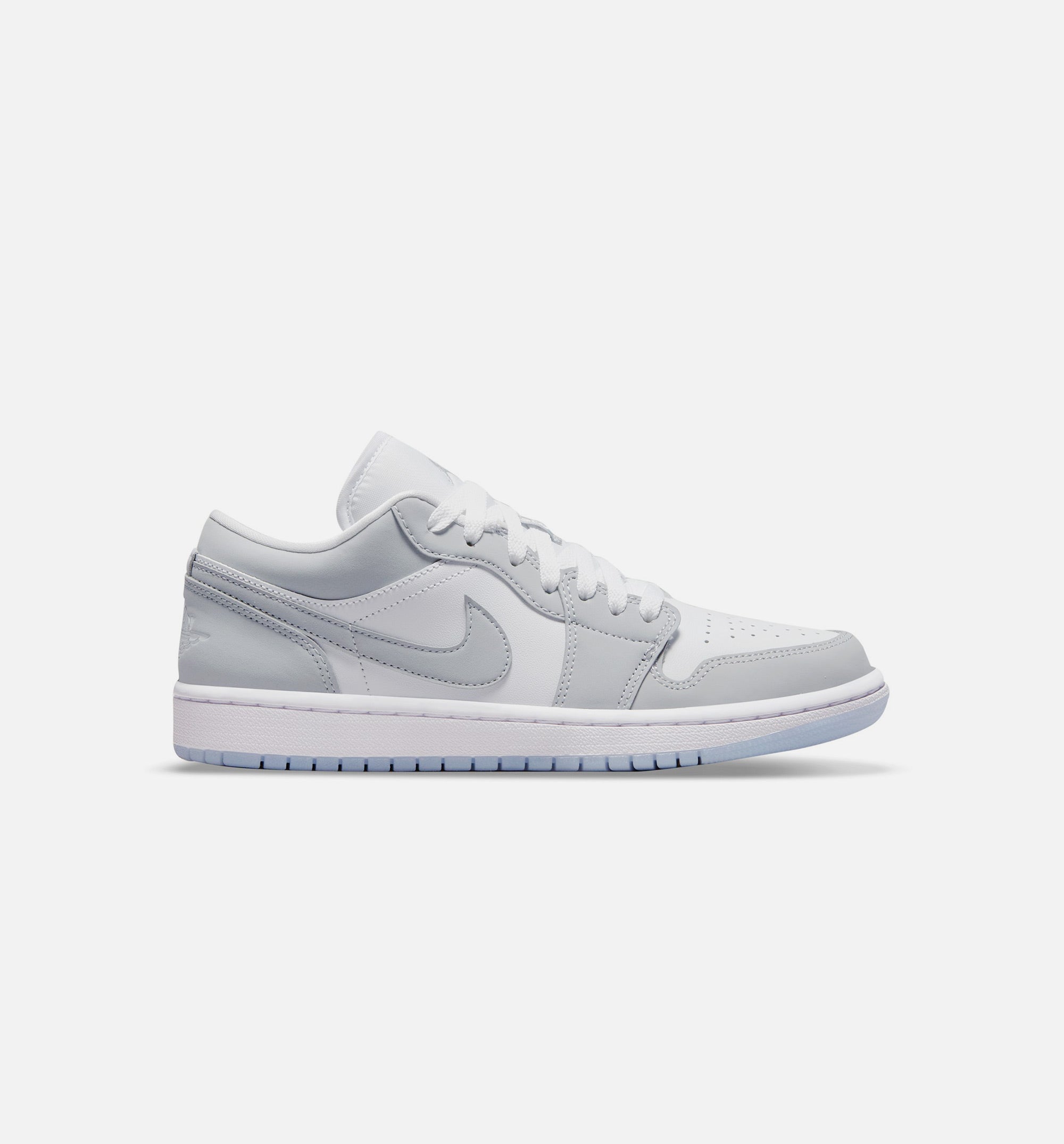 Air Jordan 1 Low Wolf Grey Womens Lifestyle Shoe - White/Wolf Grey/Aluminum、mySite、dreamappss