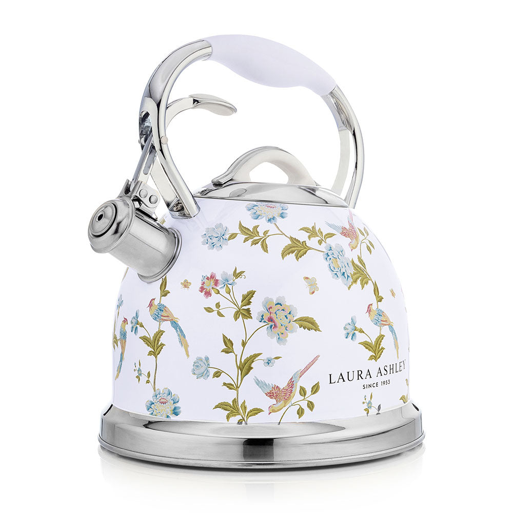 Laura Ashley Stove Top Kettle 2.5L - 10 Cup (Elveden White)、mySite、camillekostekn