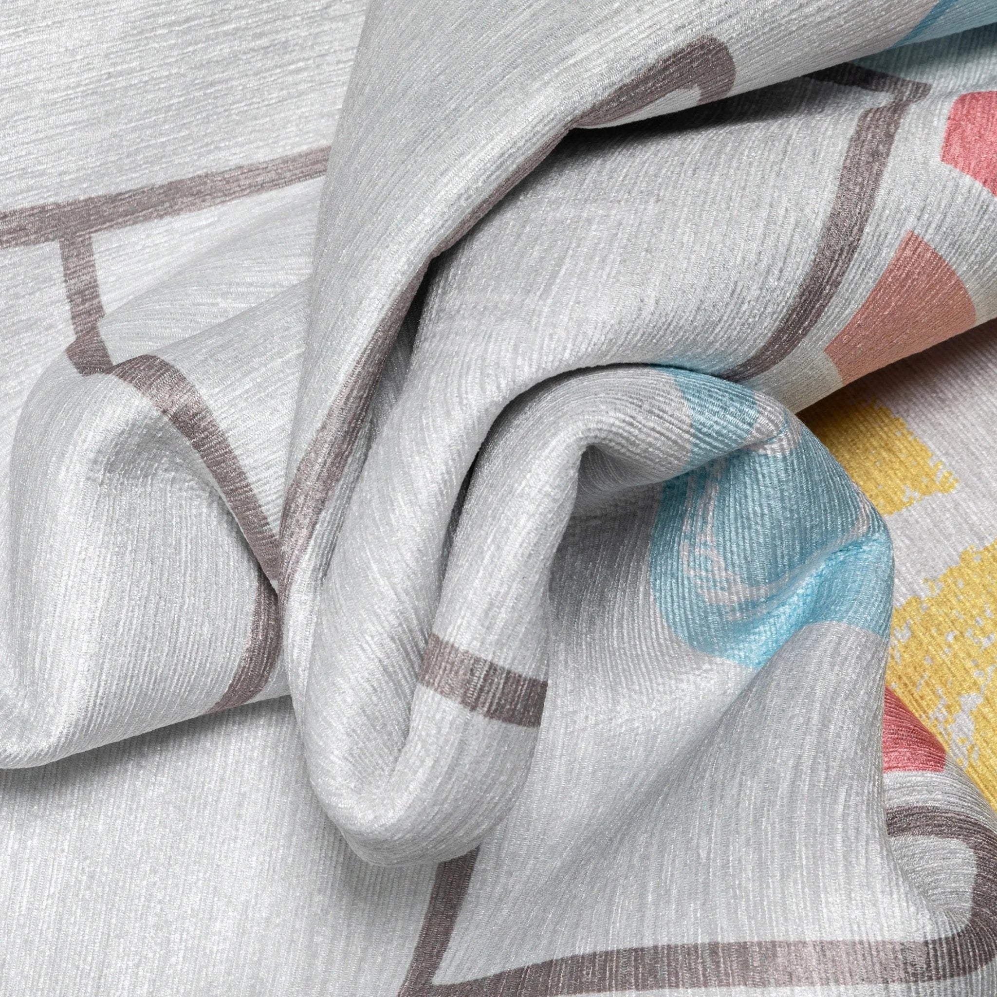 Hopscotch Modern Multi Grey Kids Flat-Weave Rug、mySite、gigharbornorthrealestate