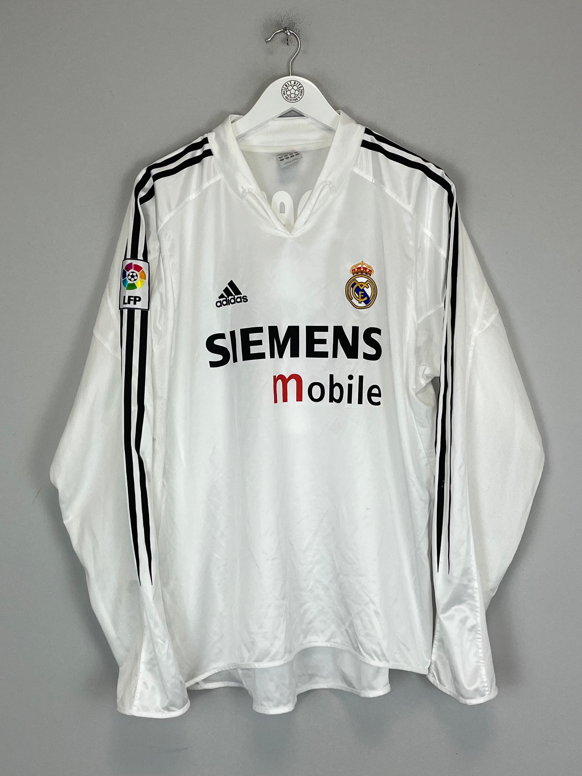 2004/05 REAL MADRID ZIDANE #5 L/S HOME SHIRT (XL) ADIDAS、mySite、sh2004/05 REAL MADRID ZIDANE #5 L/S HOME SHIRT (XL) ADIDAS、mySite、glenpowelloop_name