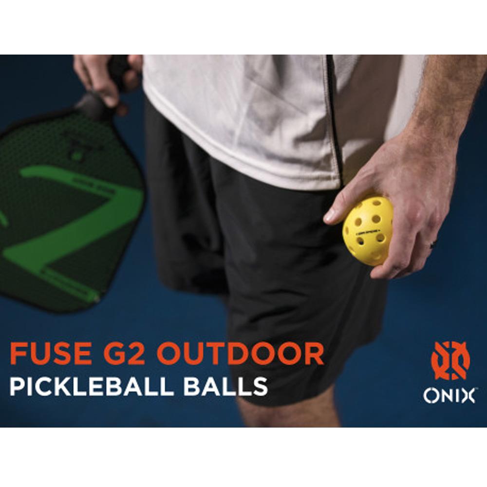 Onix Pickleball Fuse G2 Outdoor Single - Yellow