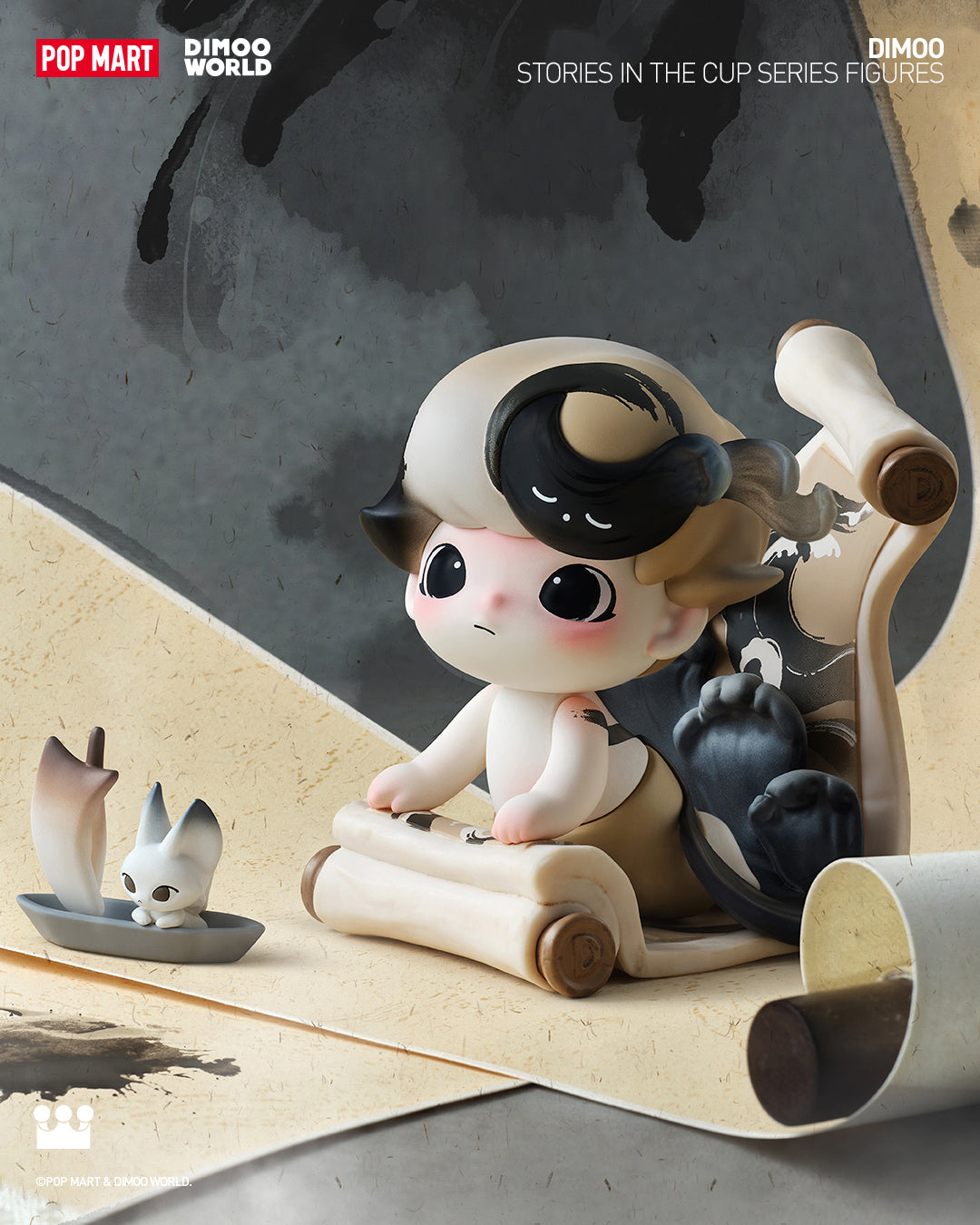  POP MART DIMOO Stories in the Cup Series Figures、mySite、greenlandpopulation