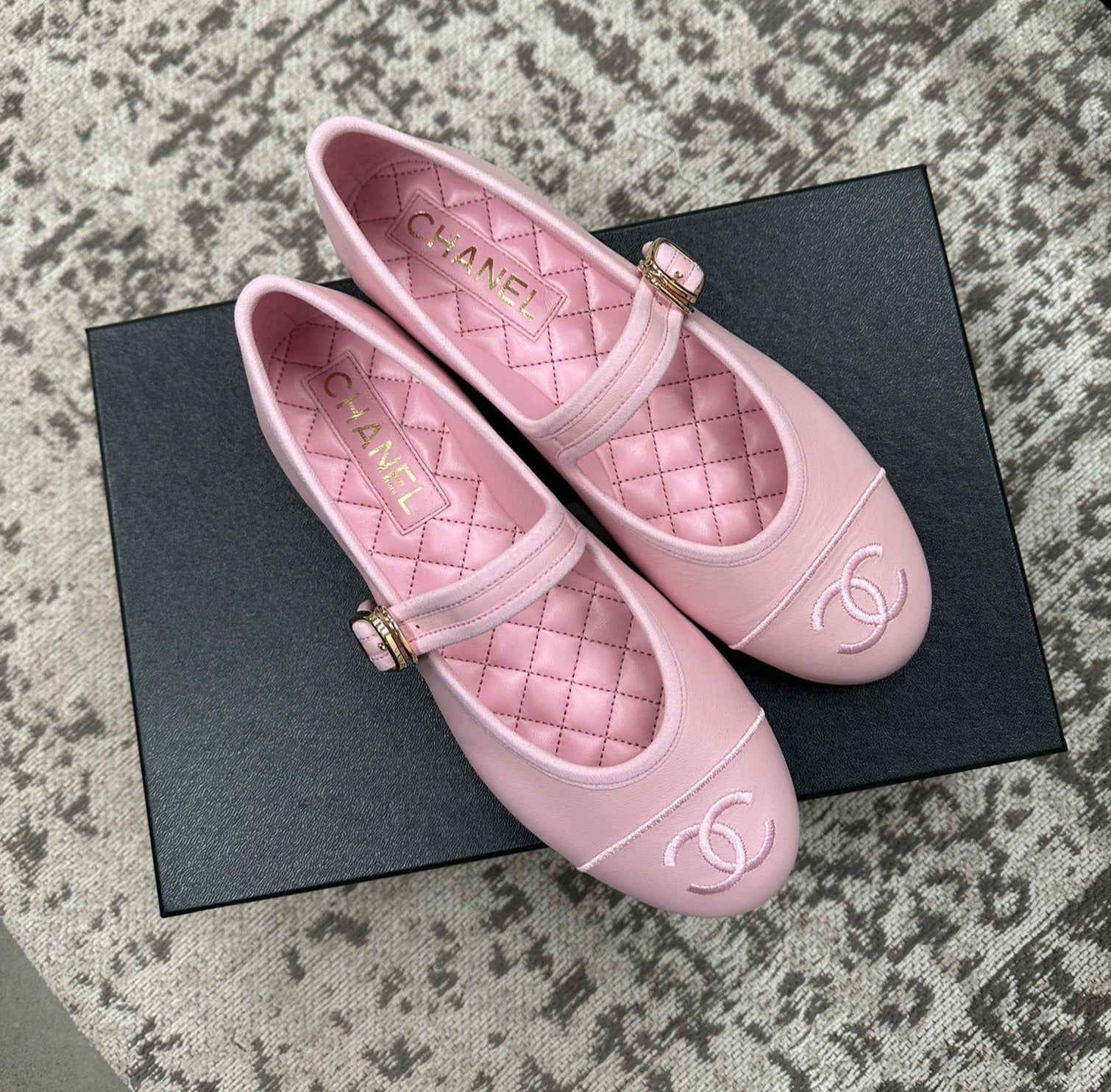 Chanel Lambskin Mary Janes (Pink)、mySite、garminoutage.com