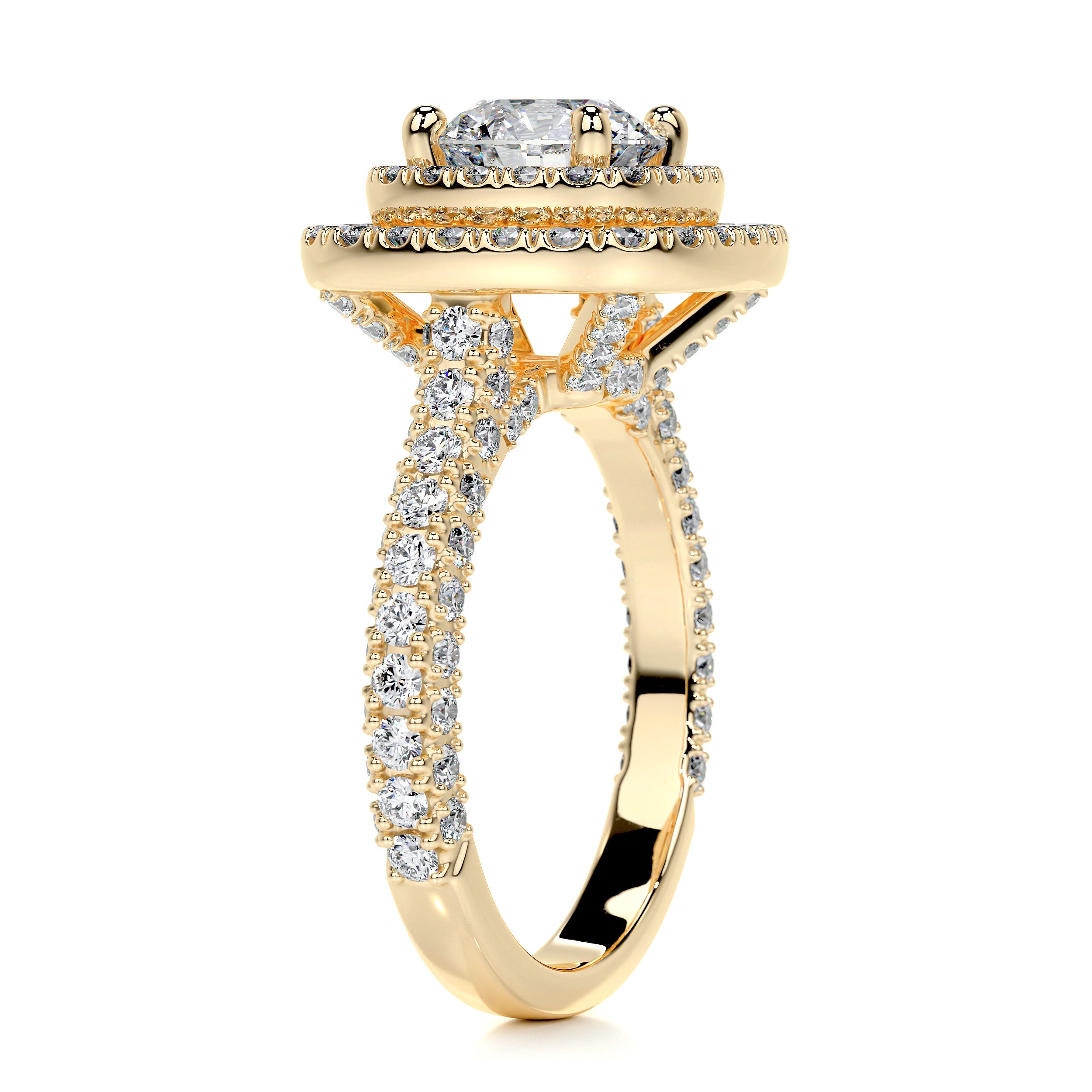 Carmen Diamond Engagement Ring -18K Yellow Gold、mySite、hinf8tx79