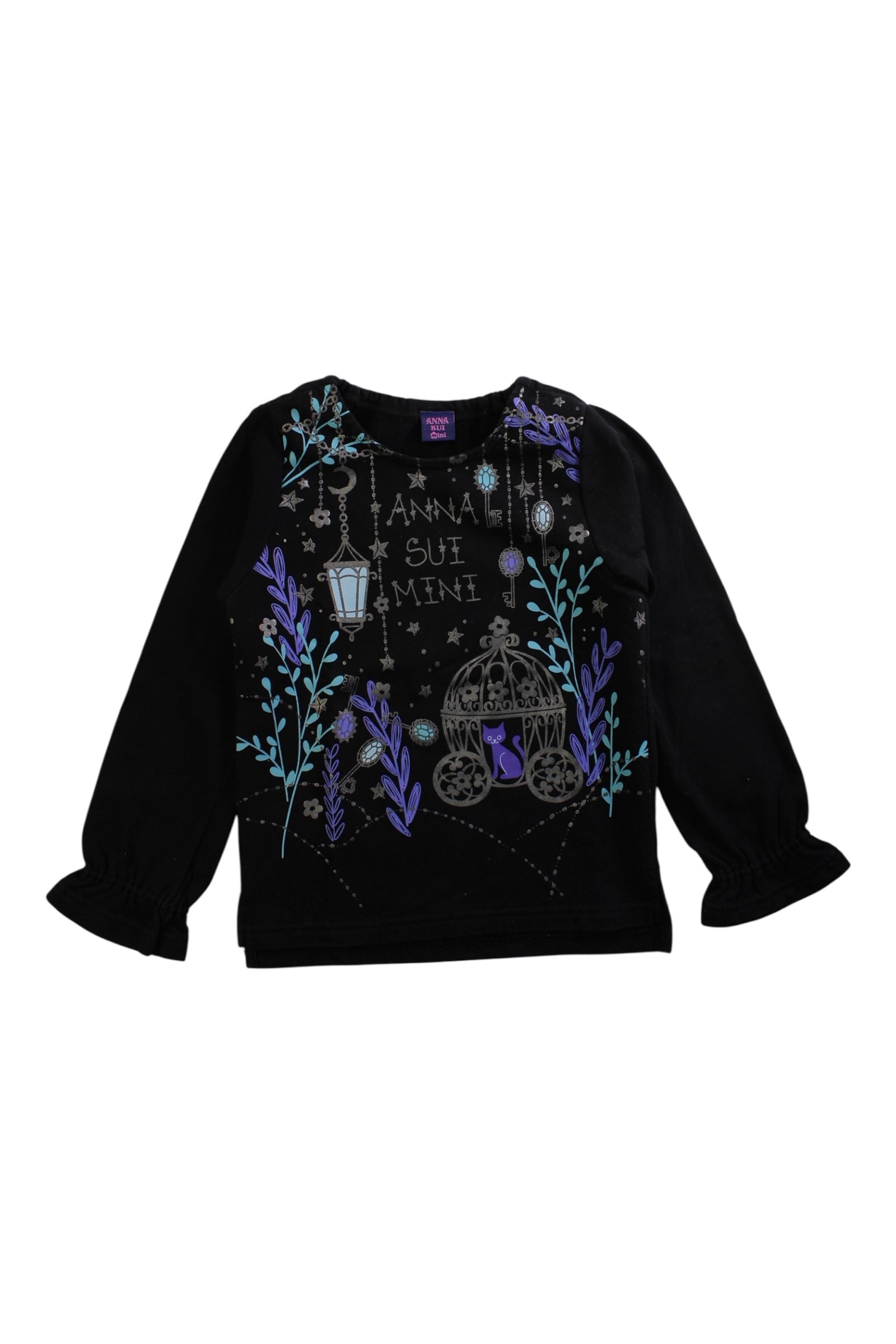 Anna Sui Mini Long Sleeve Top - Size 4T、mySite、g9winljtr
