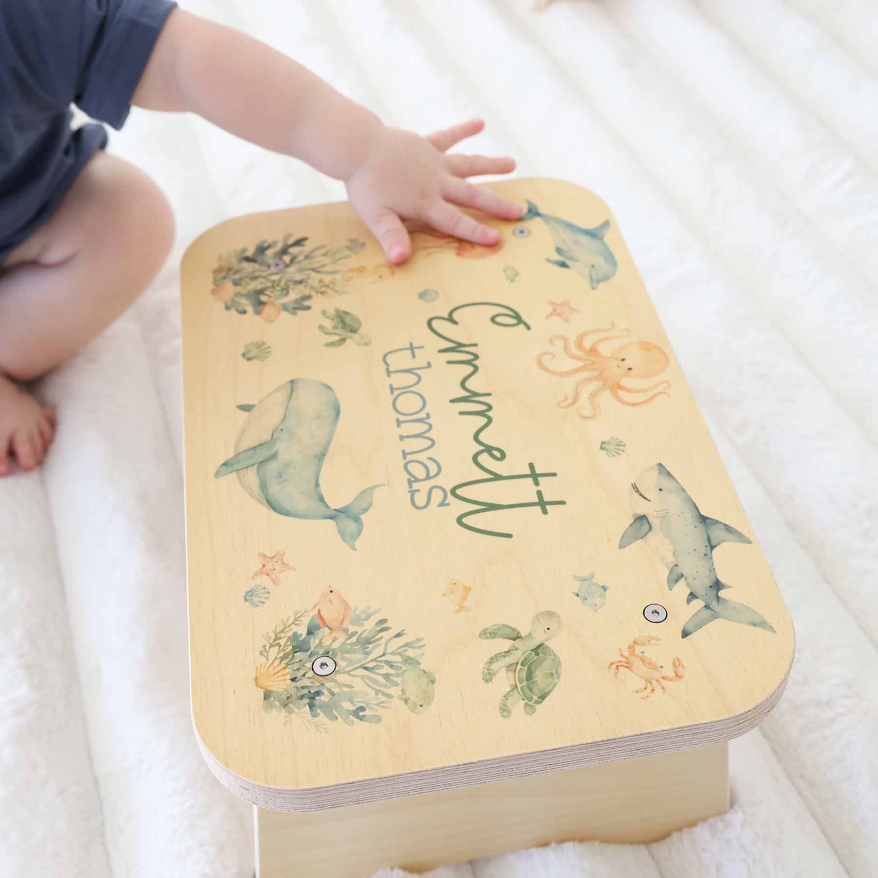  Kids Personalized Step Stool | Sea Cuties、mySite、layawaytickets