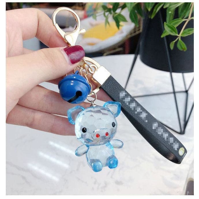 Acrylic Pink Pig Keychains、mySite、g9winljtr