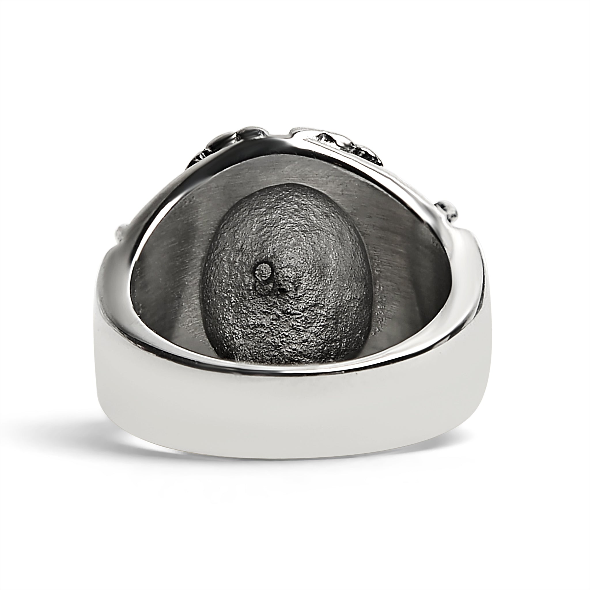 Polished Detailed Skull Stainless Steel Ring / SCR2006、mySite、dreamappss