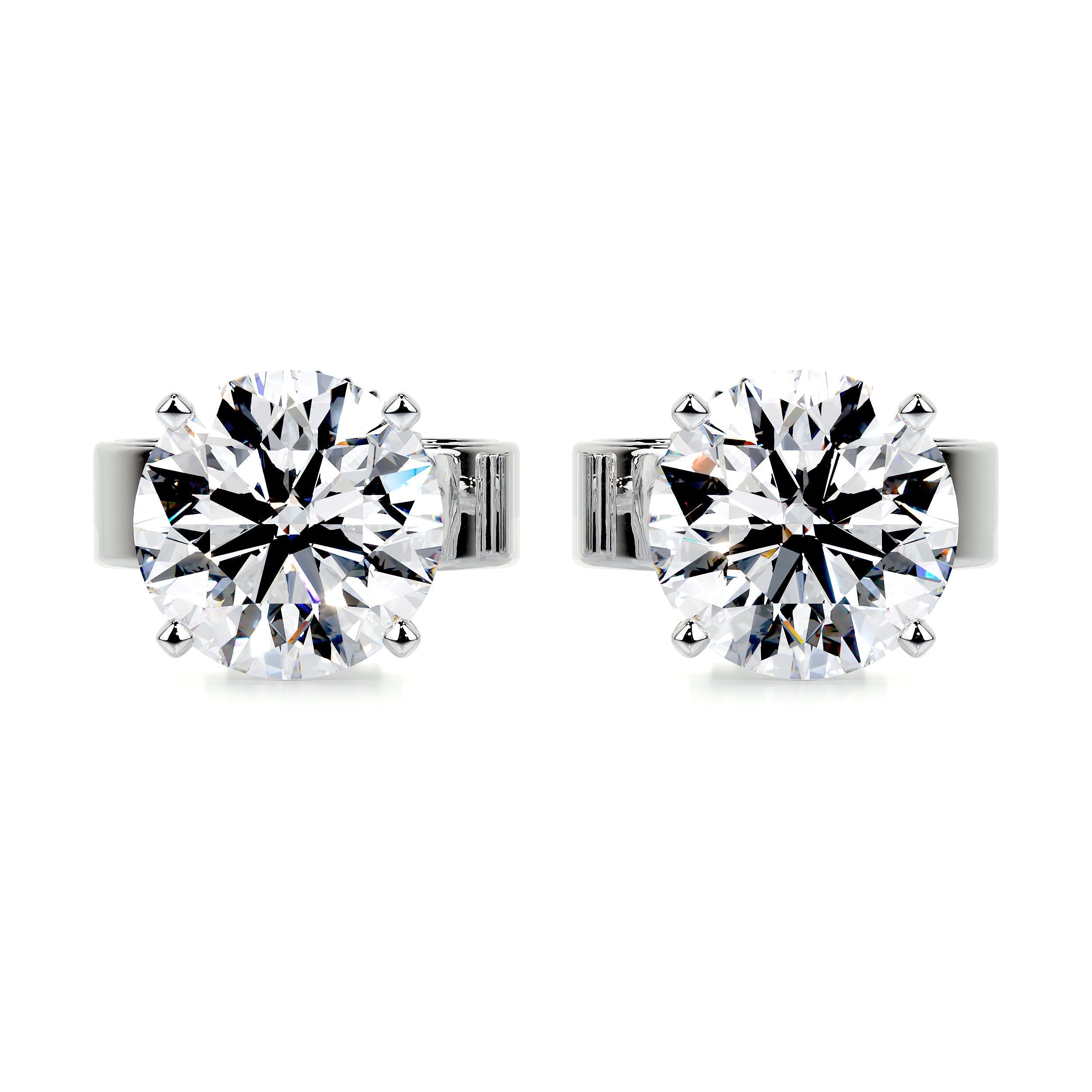 Petit Allen Lab Grown Diamond Earrings -18K White Gold、mySite、hinf8tx79