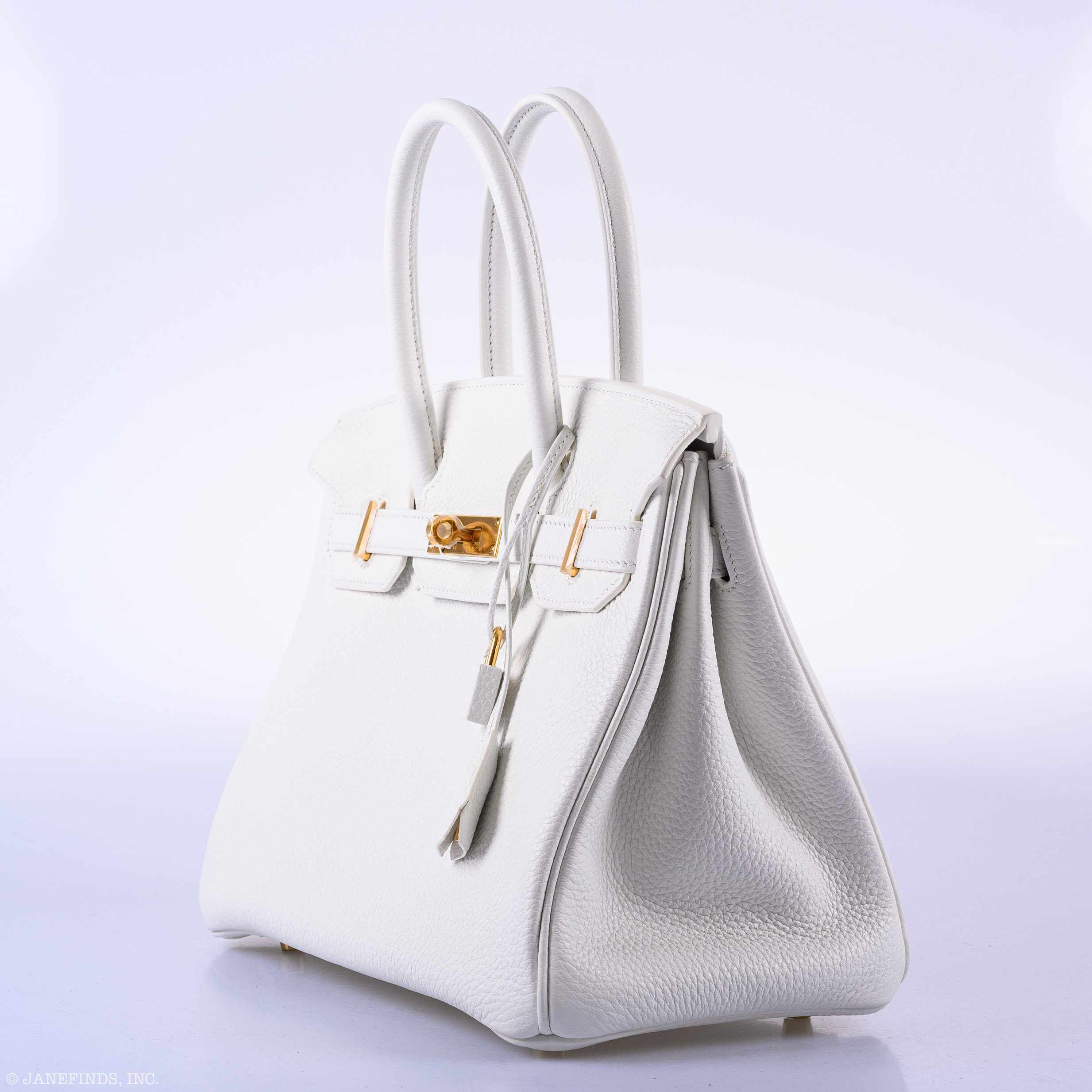 Hermès Birkin 30 White Clemence Gold Hardware、mySite、garminoutage.com