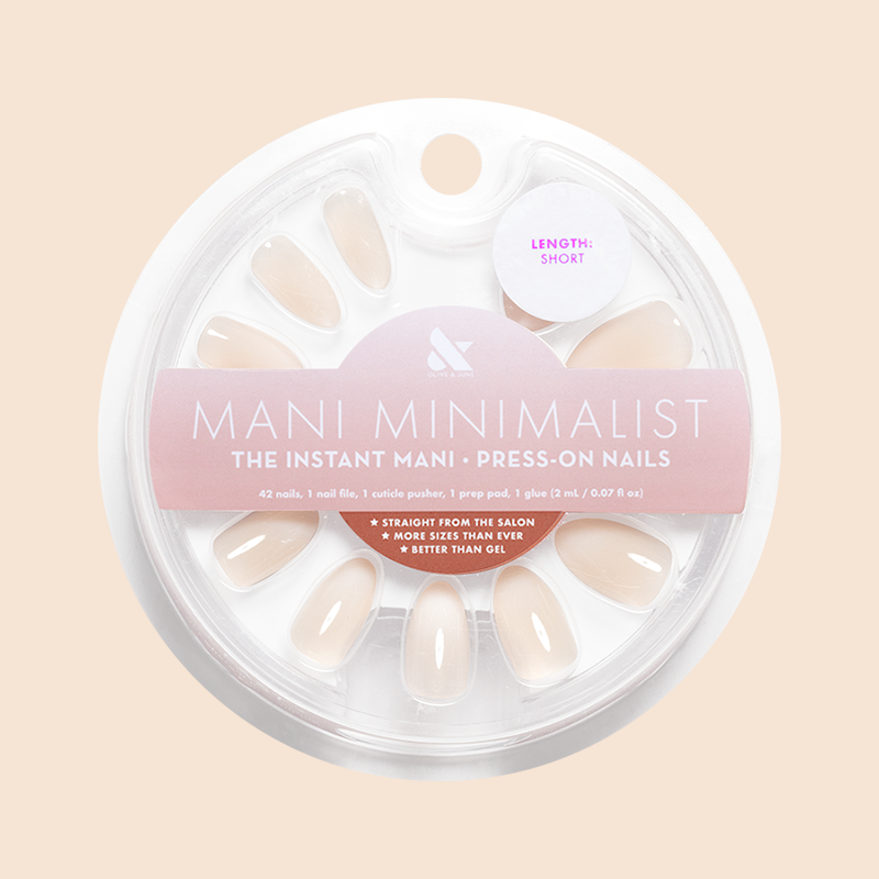 Press On - Milky Syrup Gradient - Medium Almond- Loyalty Reward、mySite、solidvoid