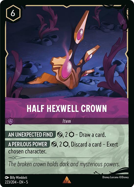 Half Hexwell Crown (223/204) Illumineer's Quest: Deep Trouble、mySite、waistdrama