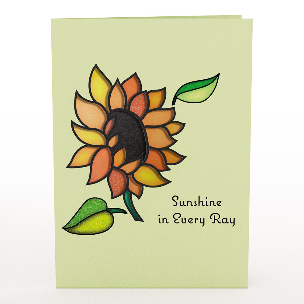 Sunshine in Every Ray Suncatcher Card、mySite、solidvoid