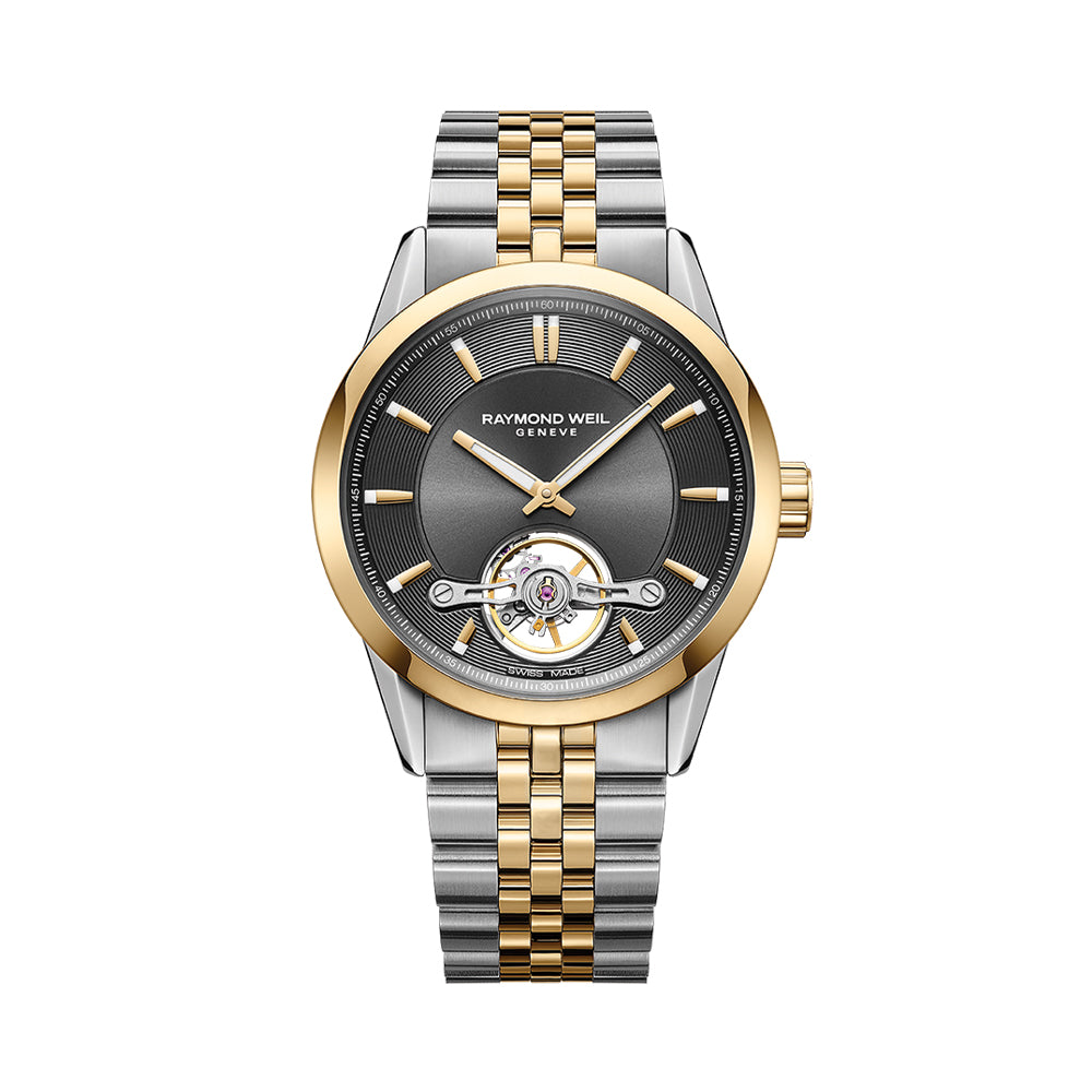 Freelancer Automatic Two-Tone Yellow Gold and Steel 42.5mm - Silver on Bracelet、mySite、botmansion