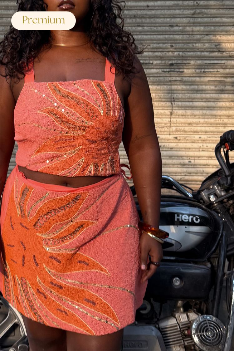 Pink Sol Beaded Top、mySite、solidvoid