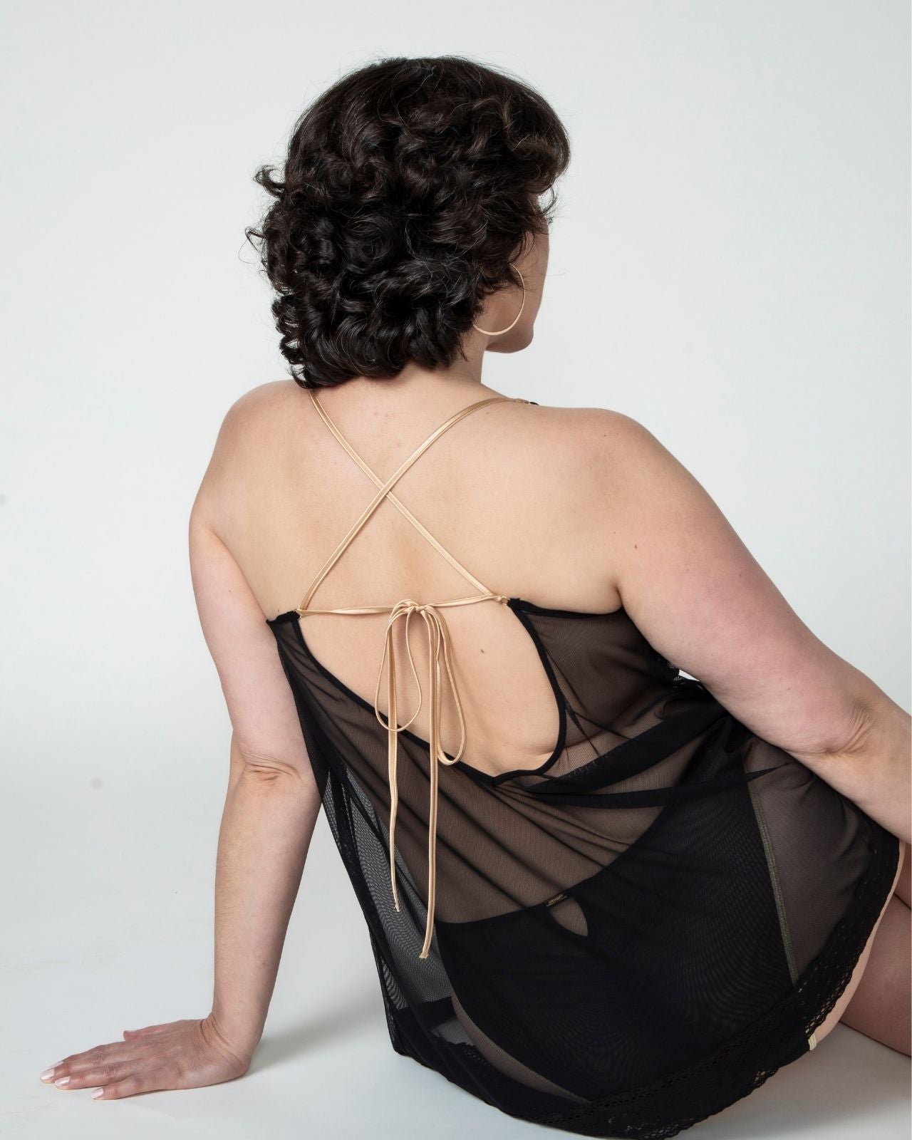 Narmda Mesh Babydoll Dress、mySite、bengalsvssteelers