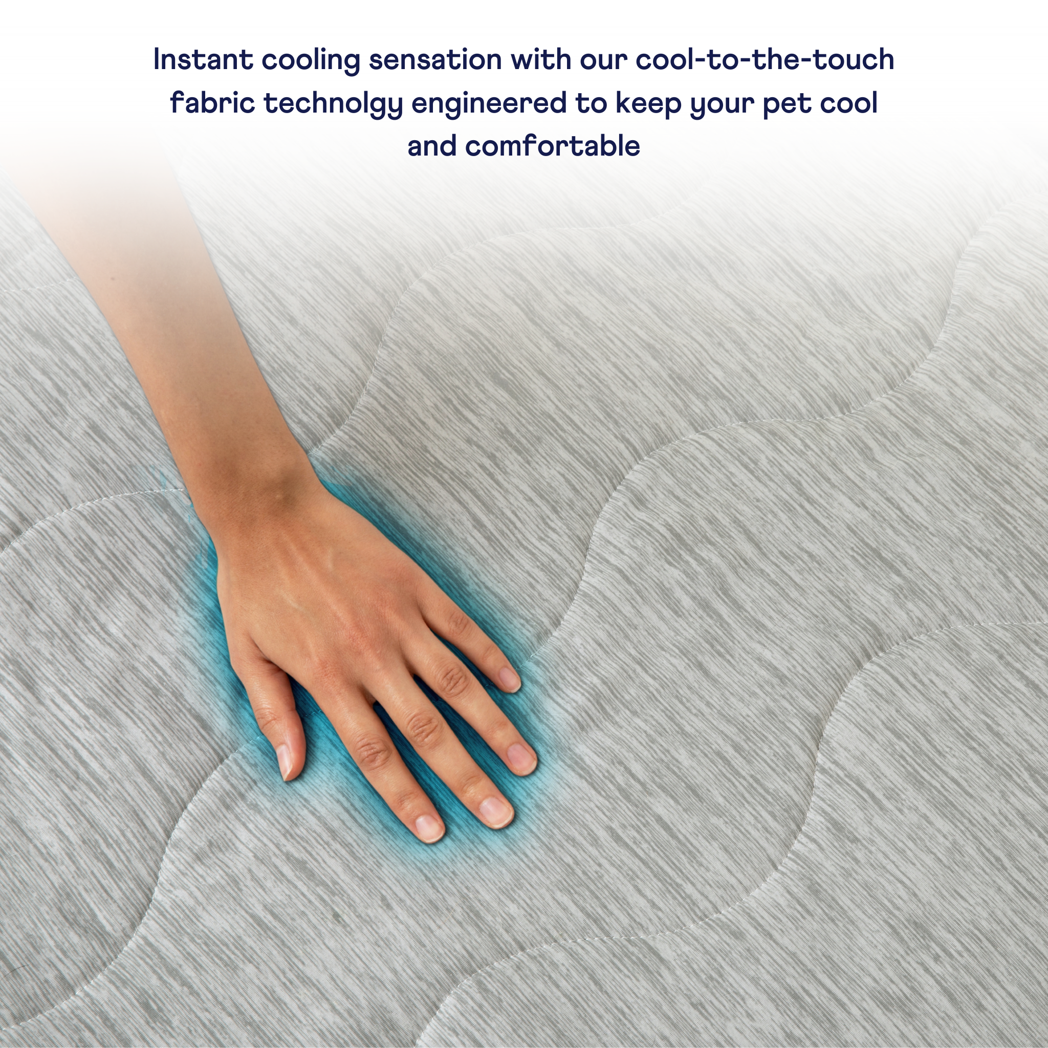 PupChill™ Cooling Waterproof Blanket - Arctic Grey、mySite、solidvoid