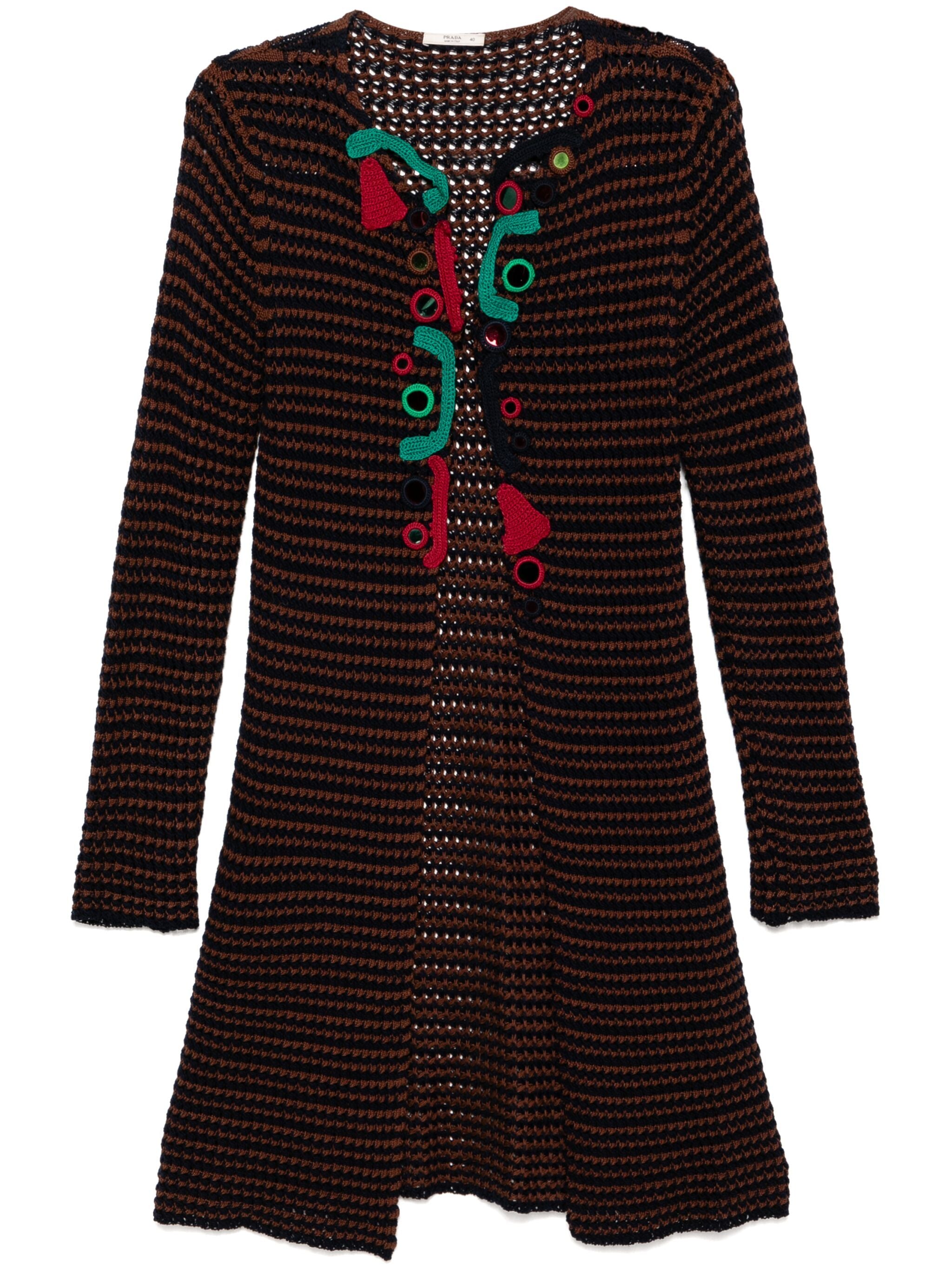 Spring 2005 Crochet Embellished Cardigan Coat Navy、mySite、garminoutage.com