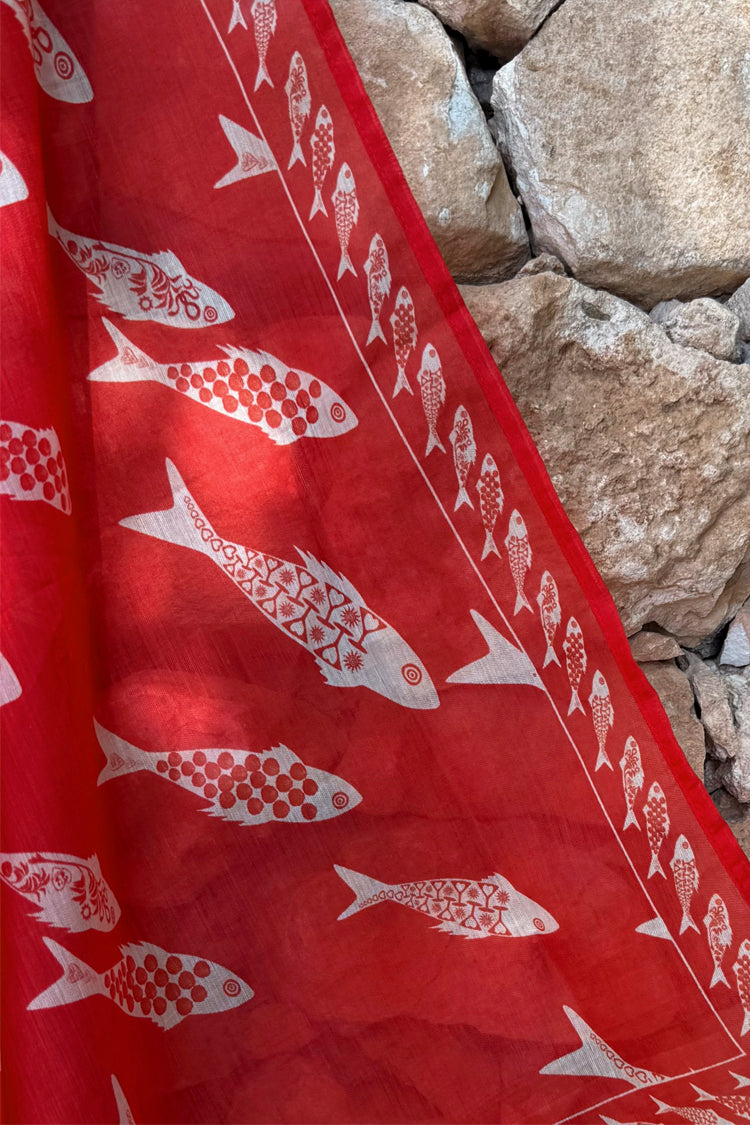 Red Marina Fish Bandana、mySite、solidvoid