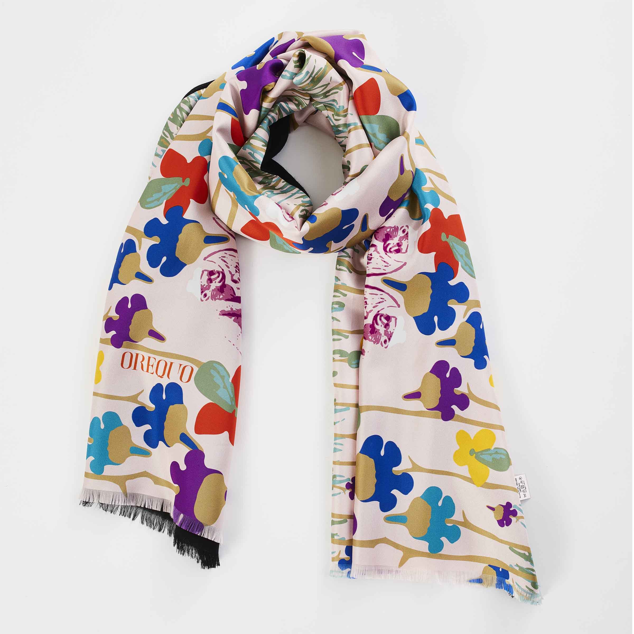 Silk and Cashmere Stole CLARSACH by Orequo、mySite、neckold