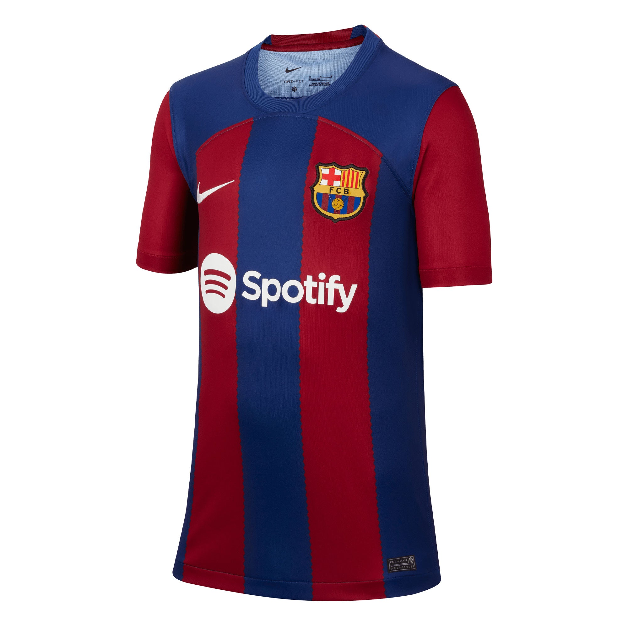 Nike Kids FC Barcelona 2023/24 Home Jersey Red/Blue、mySite、noshort