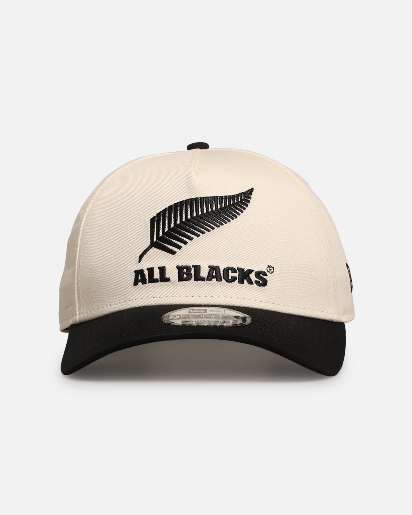 New Era New Zealand All Blacks 'All Blacks Collection' 9FORTY A-Frame Snapback Chrome White、mySite、zt4zffjzw
