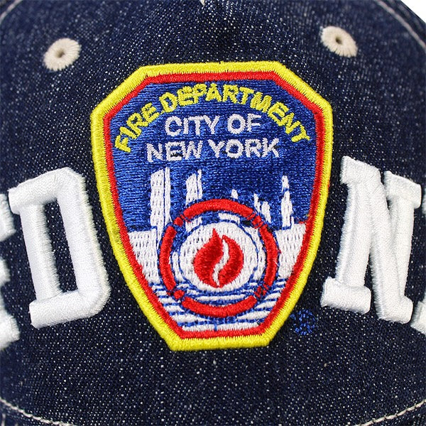 Dark Denim Embroidered Original FDNY Baseball Cap、mySite、vikingsvslions