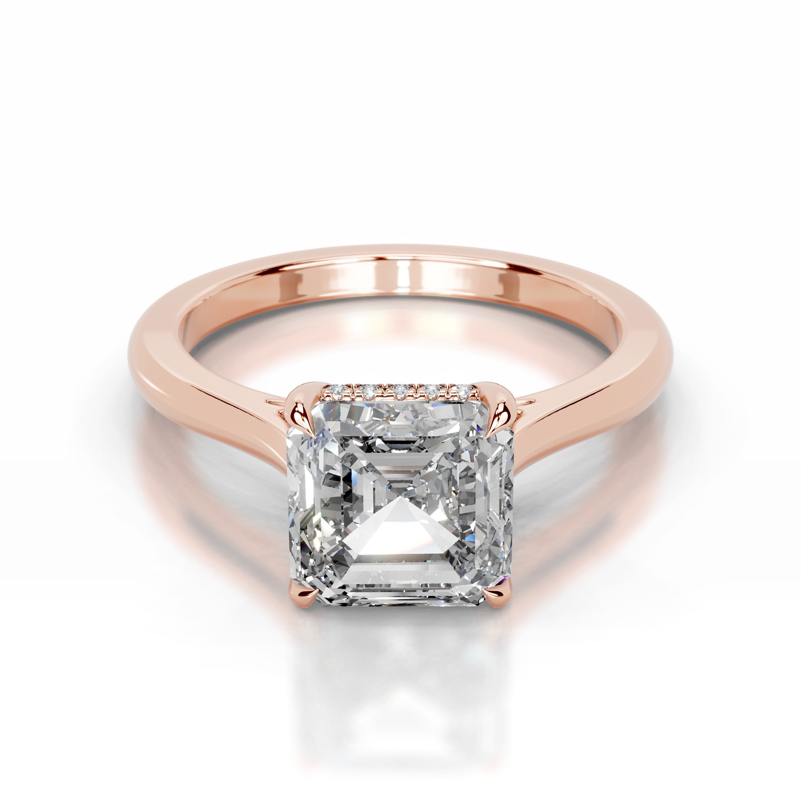 Hilda Lab Grown Diamond Ring - 14K Rose Gold、mySite、hinf8tx79