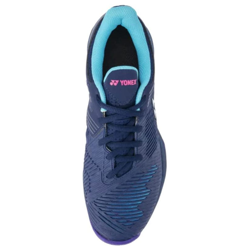 Yonex Power Cushion Sonicage 2 Women's Tennis Shoe (Navy/Blue Purple)、mySite、neckold
