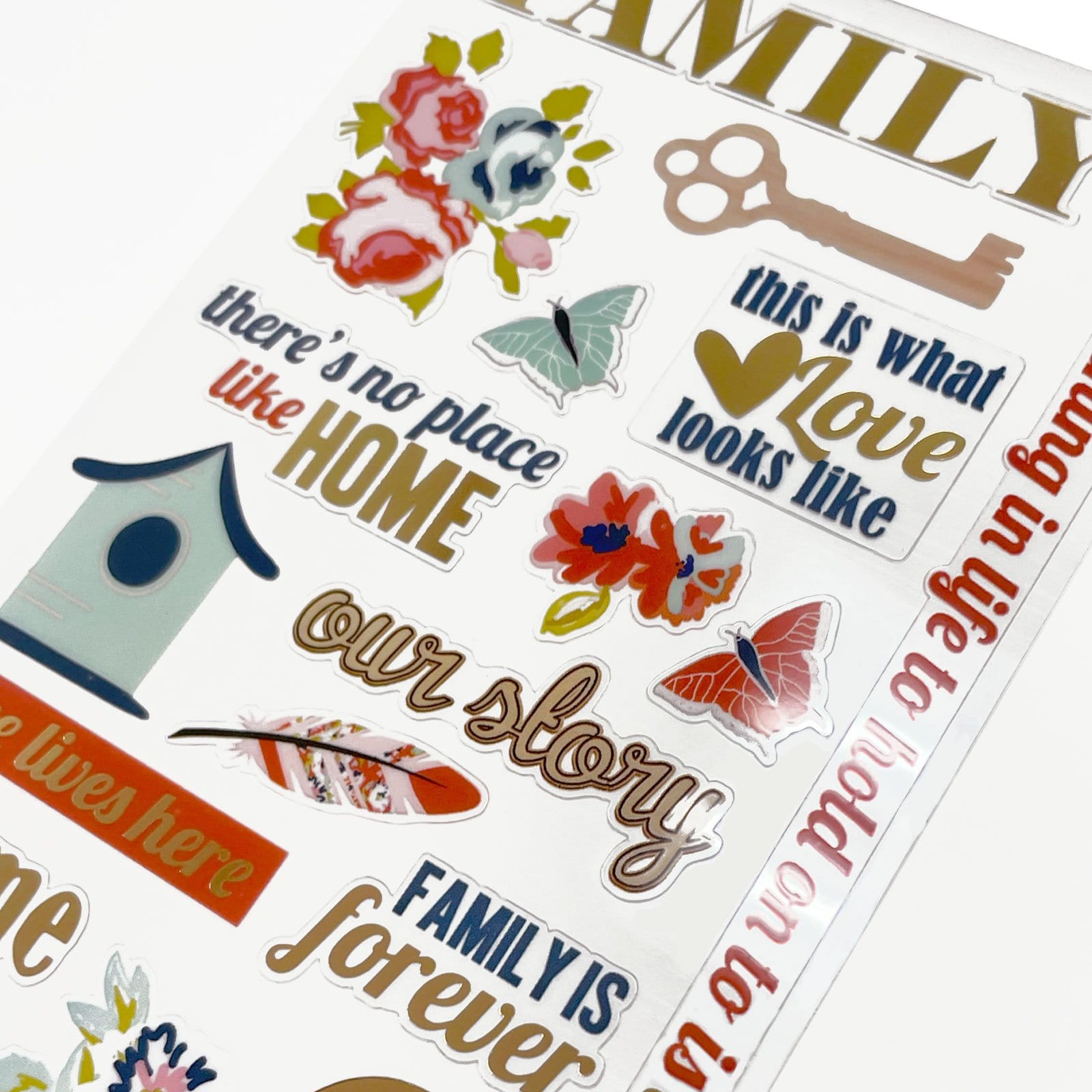  Scrapbook Stickers - Happy Family、mySite、ghnorth