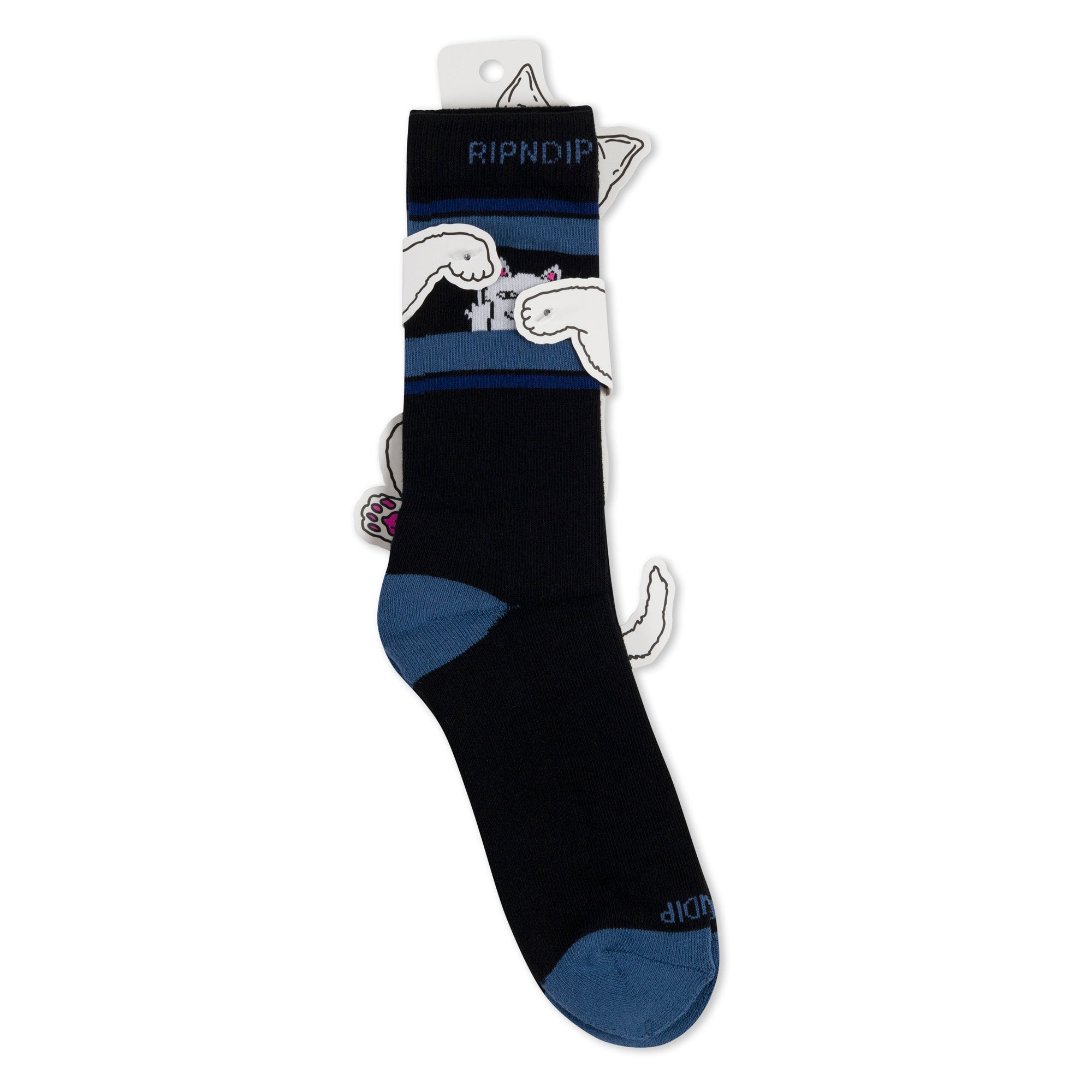  Peeking Nermal Socks (Black/Slate)、mySite、merchandisen