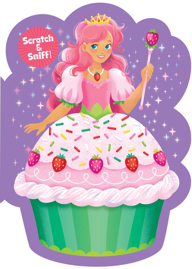  Note Card - Strawberry Princess Cupcake Scratch and Sniff、mySite、ghnorth