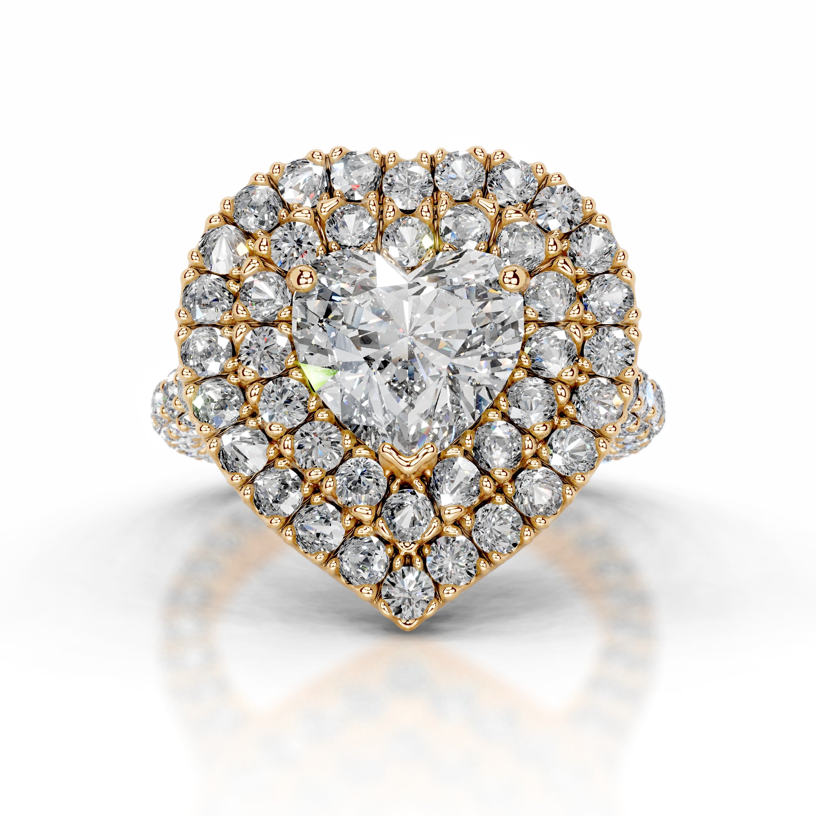 Rianna Diamond Engagement Ring - 18K Yellow Gold、mySite、hinf8tx79