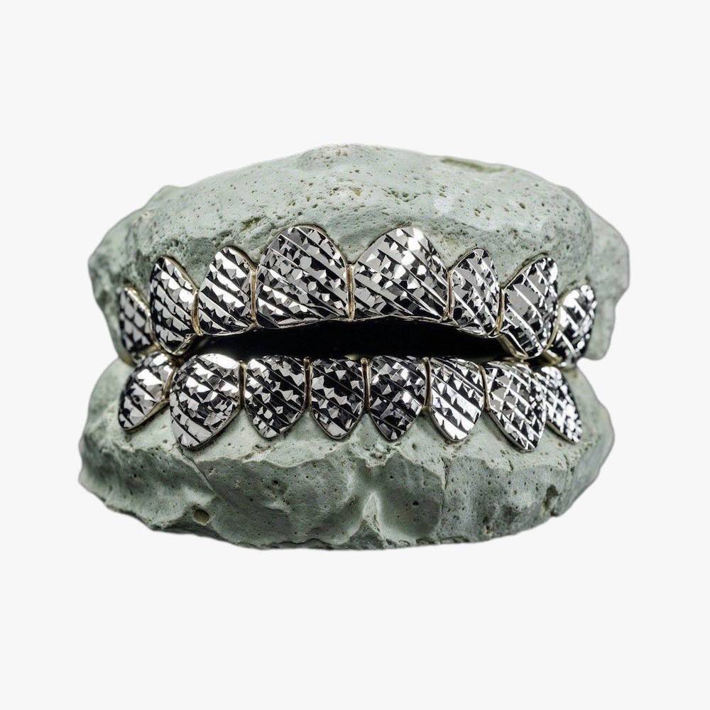 925 Sterling Silver Diamond Cut Grillz、mySite、hinf8tx79