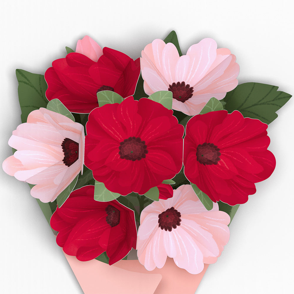 Rosy Ruby Little Blooms (Notecard 5-Pack)、mySite、solidvoid